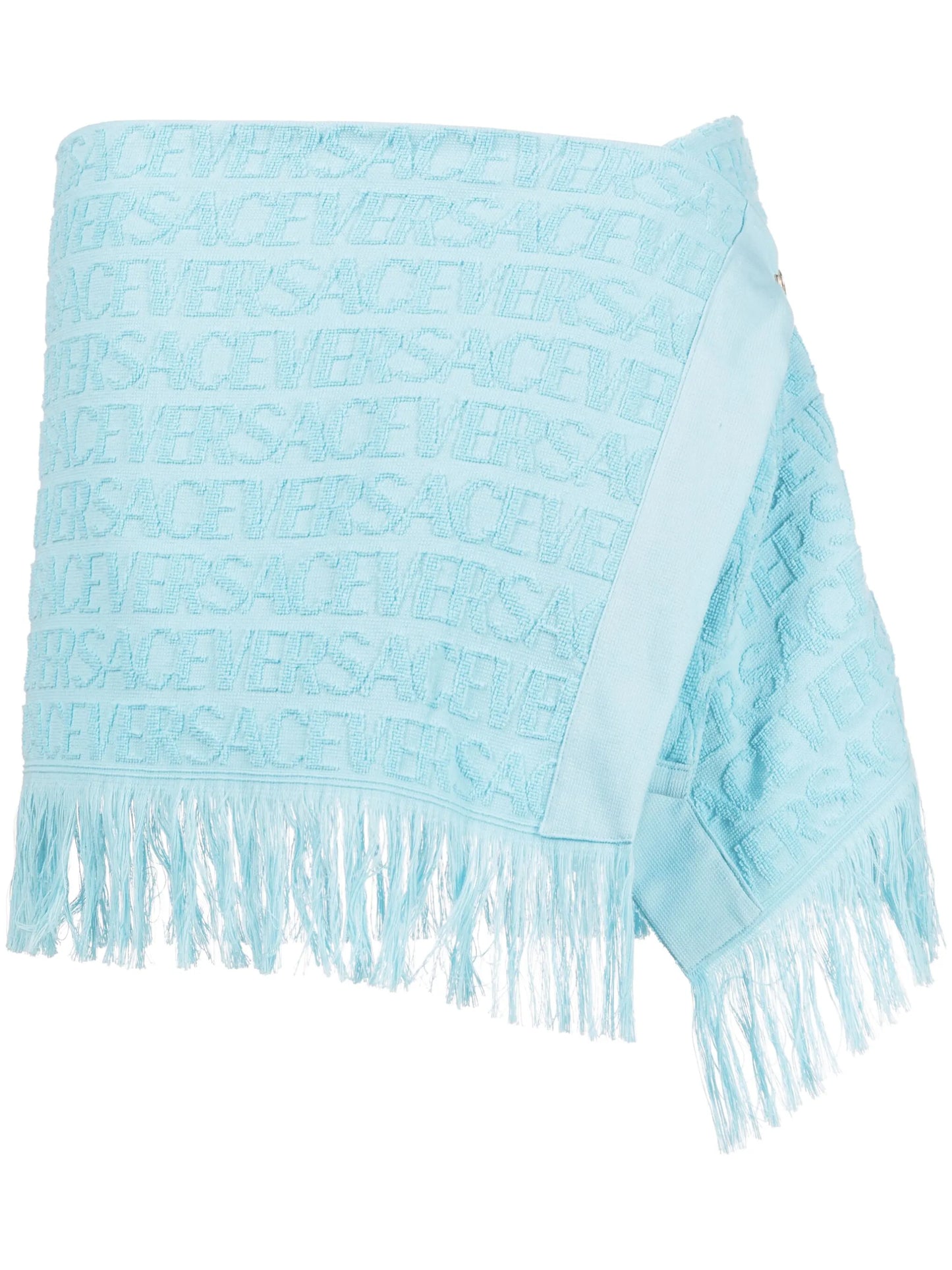Versace Allover towel wrap skirt