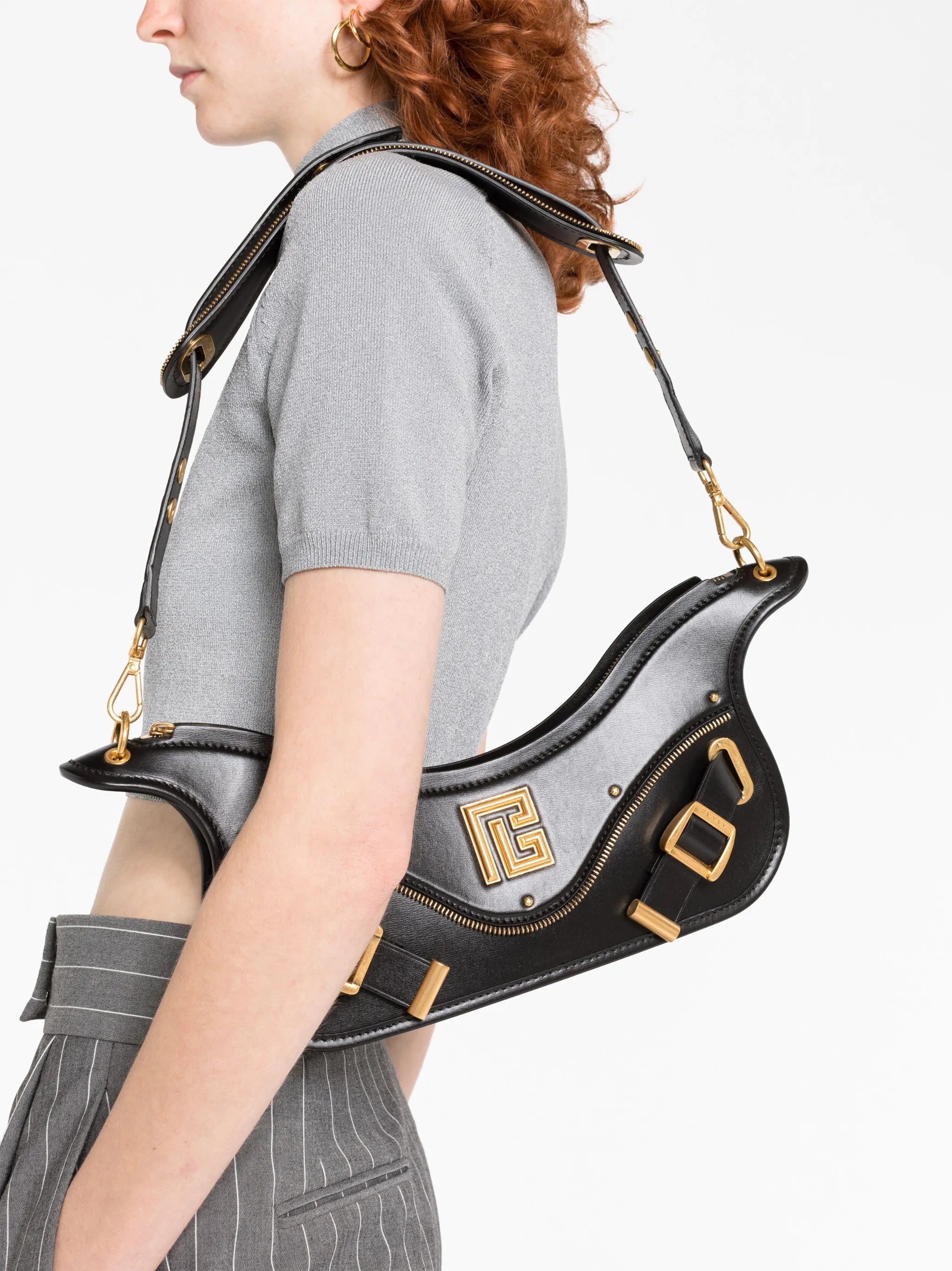 Blaze Pouch leather shoulder bag
