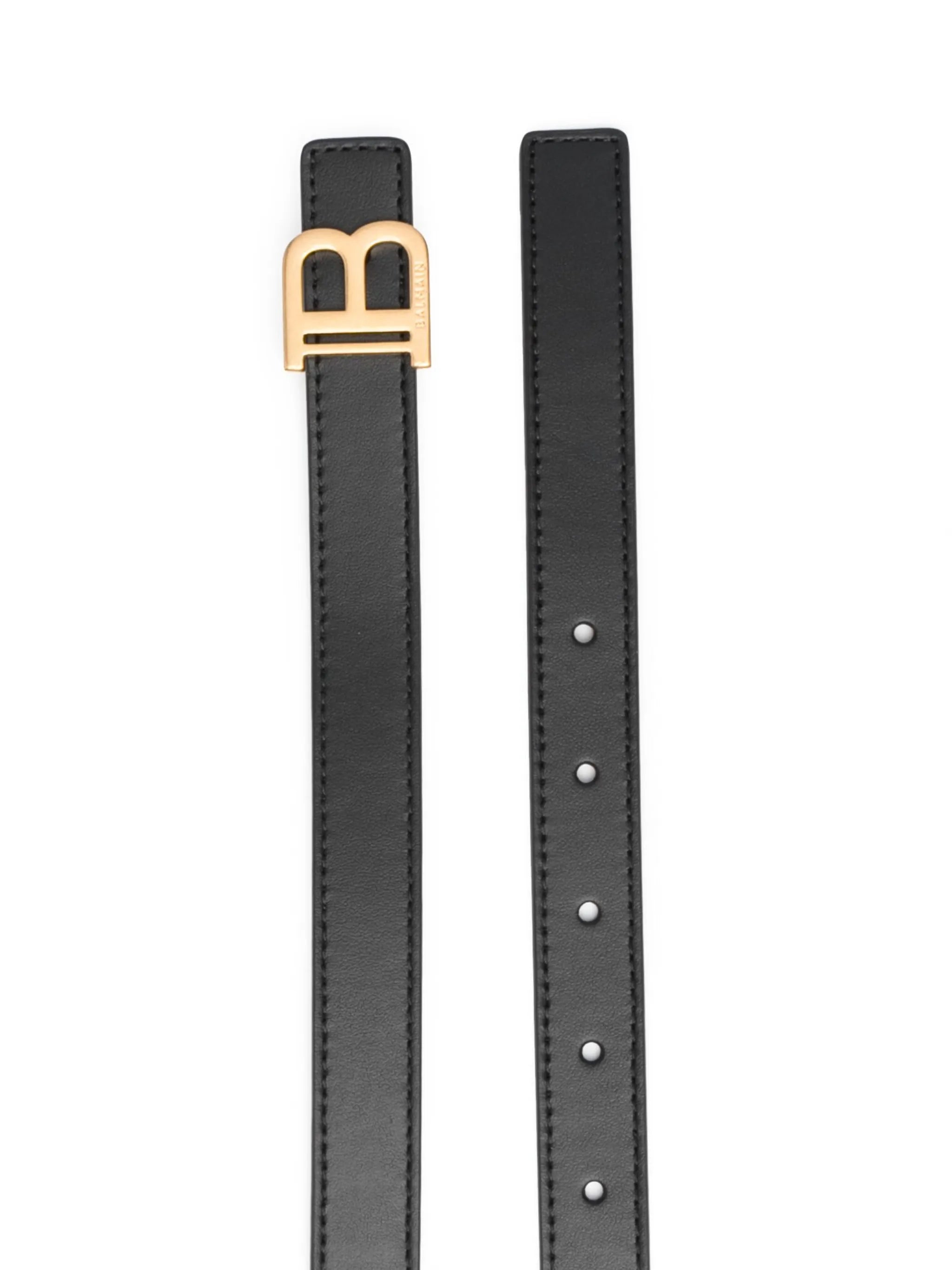logo-buckle belt