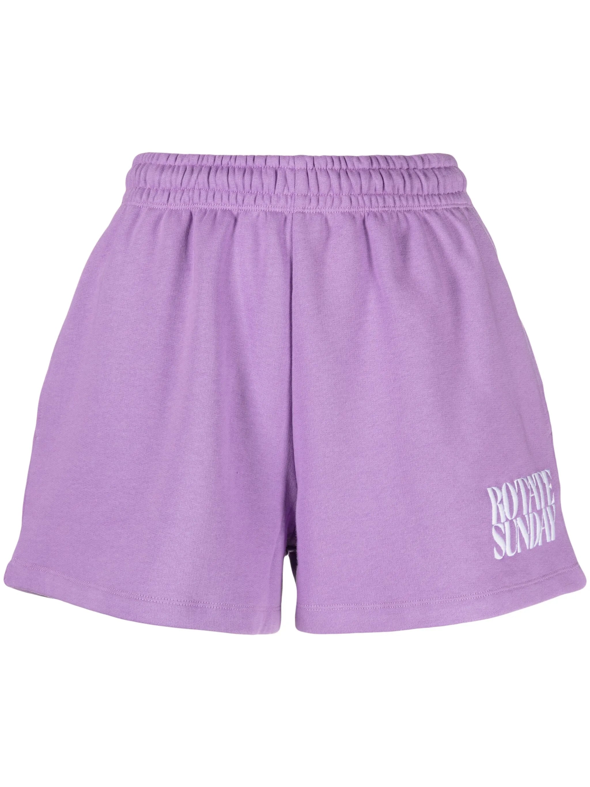 logo-embroidered track shorts