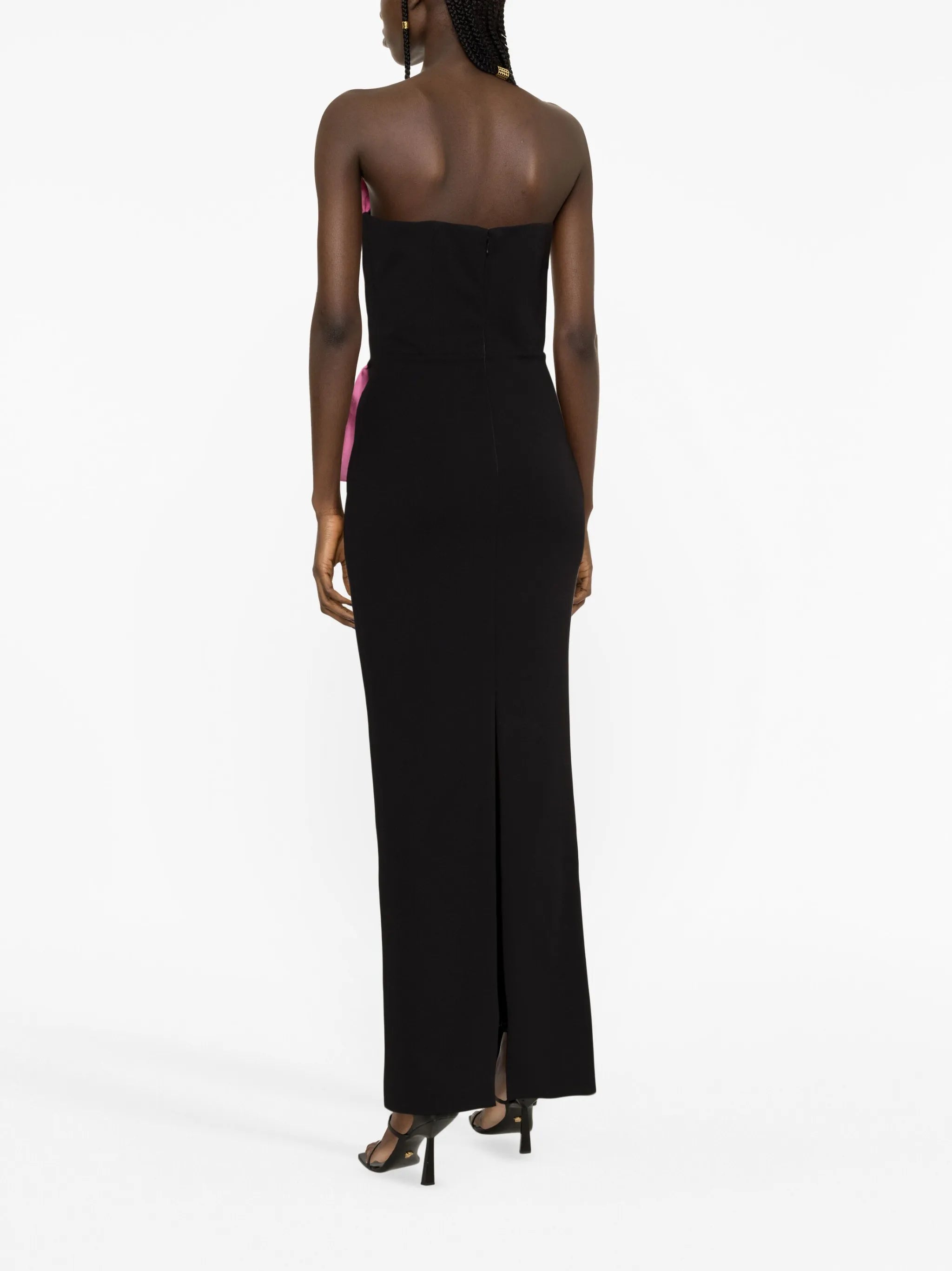 Zuri panelled maxi dress