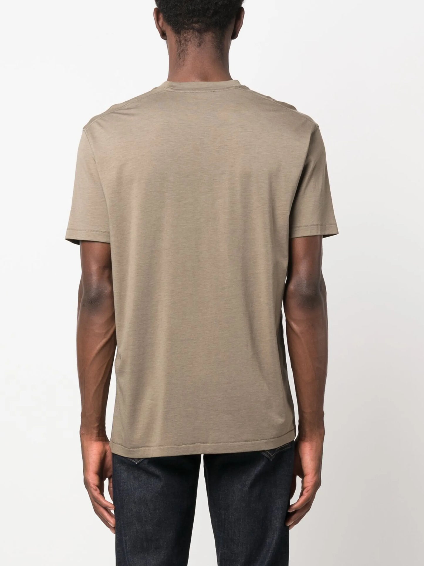 crew-neck short-sleeve T-shirt