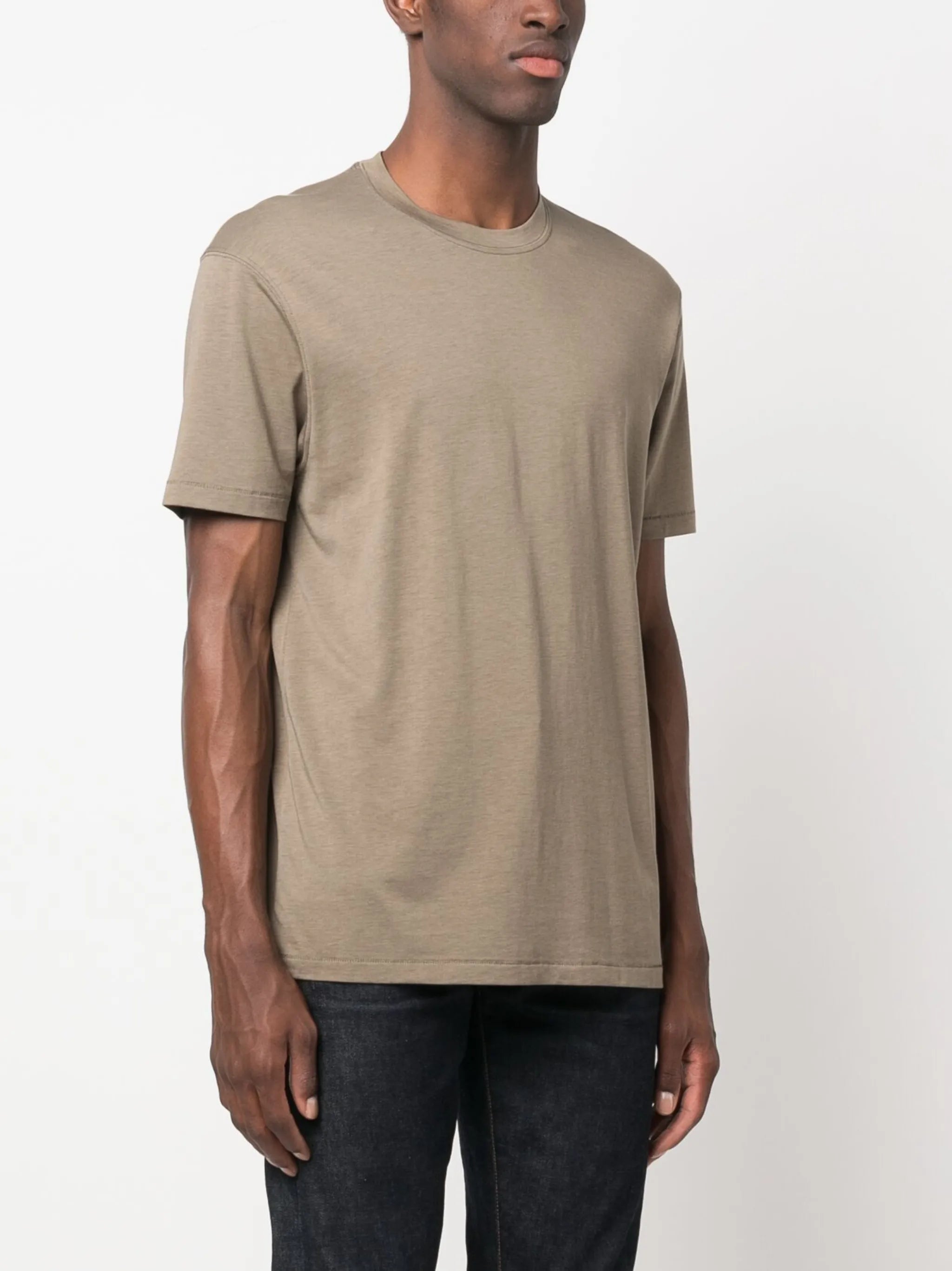crew-neck short-sleeve T-shirt
