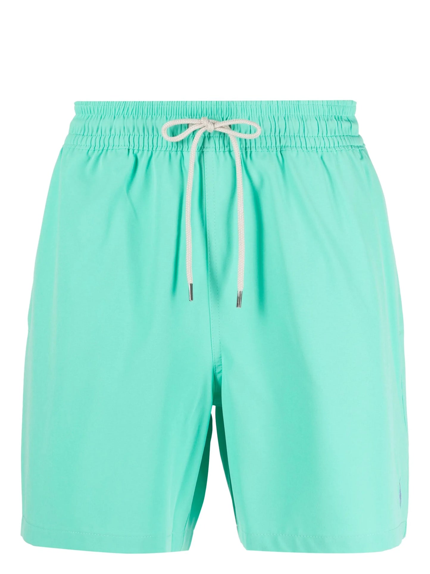 logo-patch drawstring swim shorts