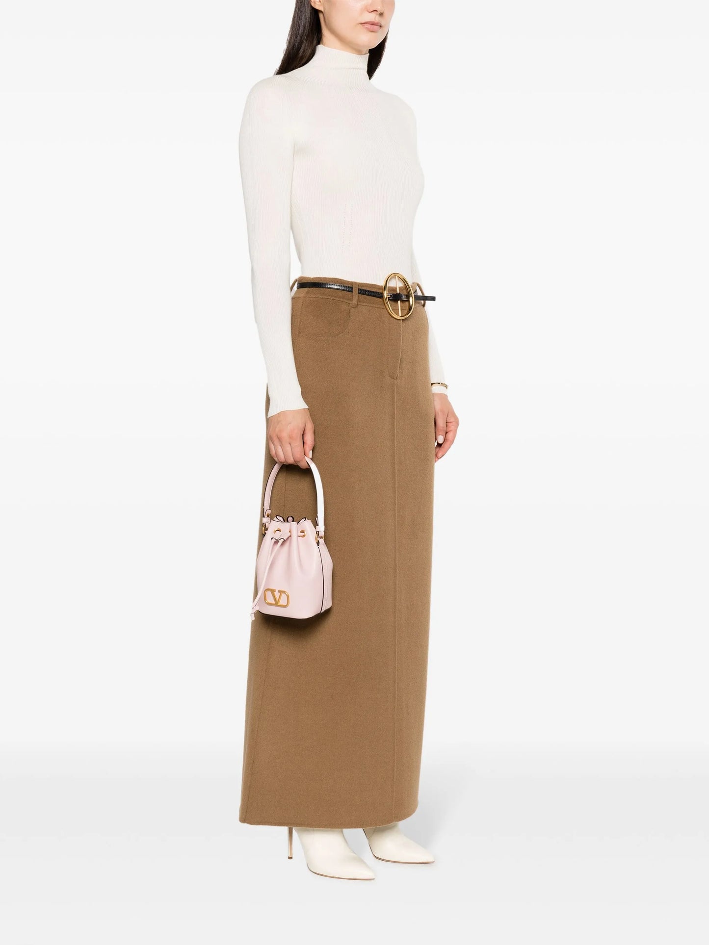 mini VLogo Signature bucket bag