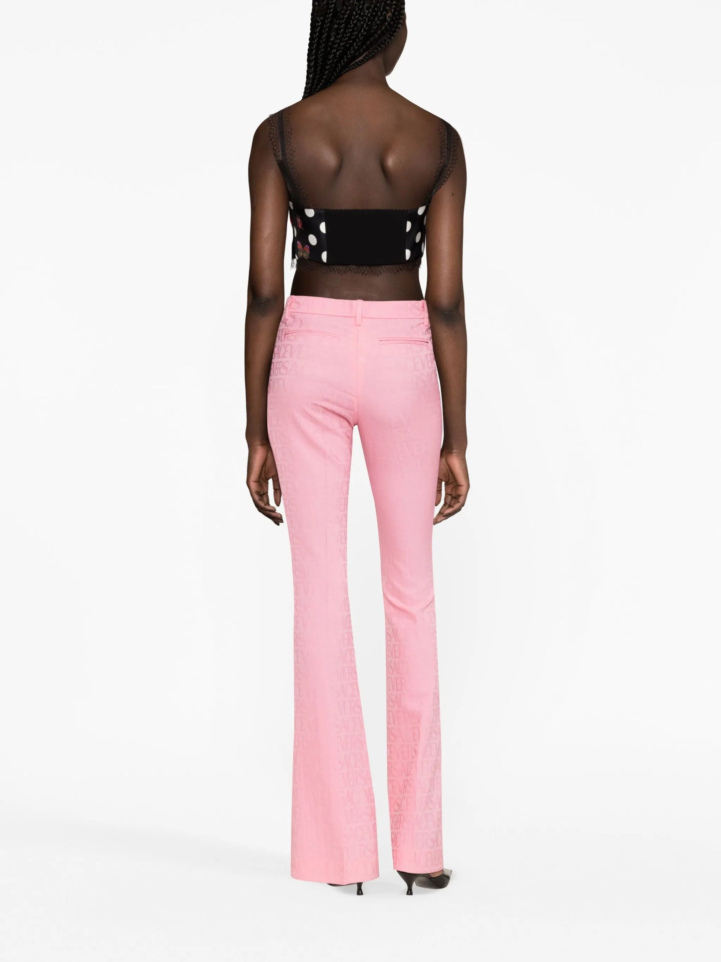 Versace Allover jacquard trousers