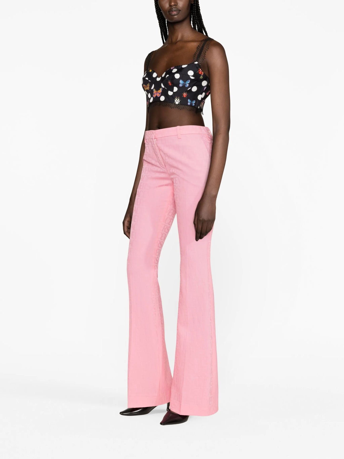 Versace Allover jacquard trousers
