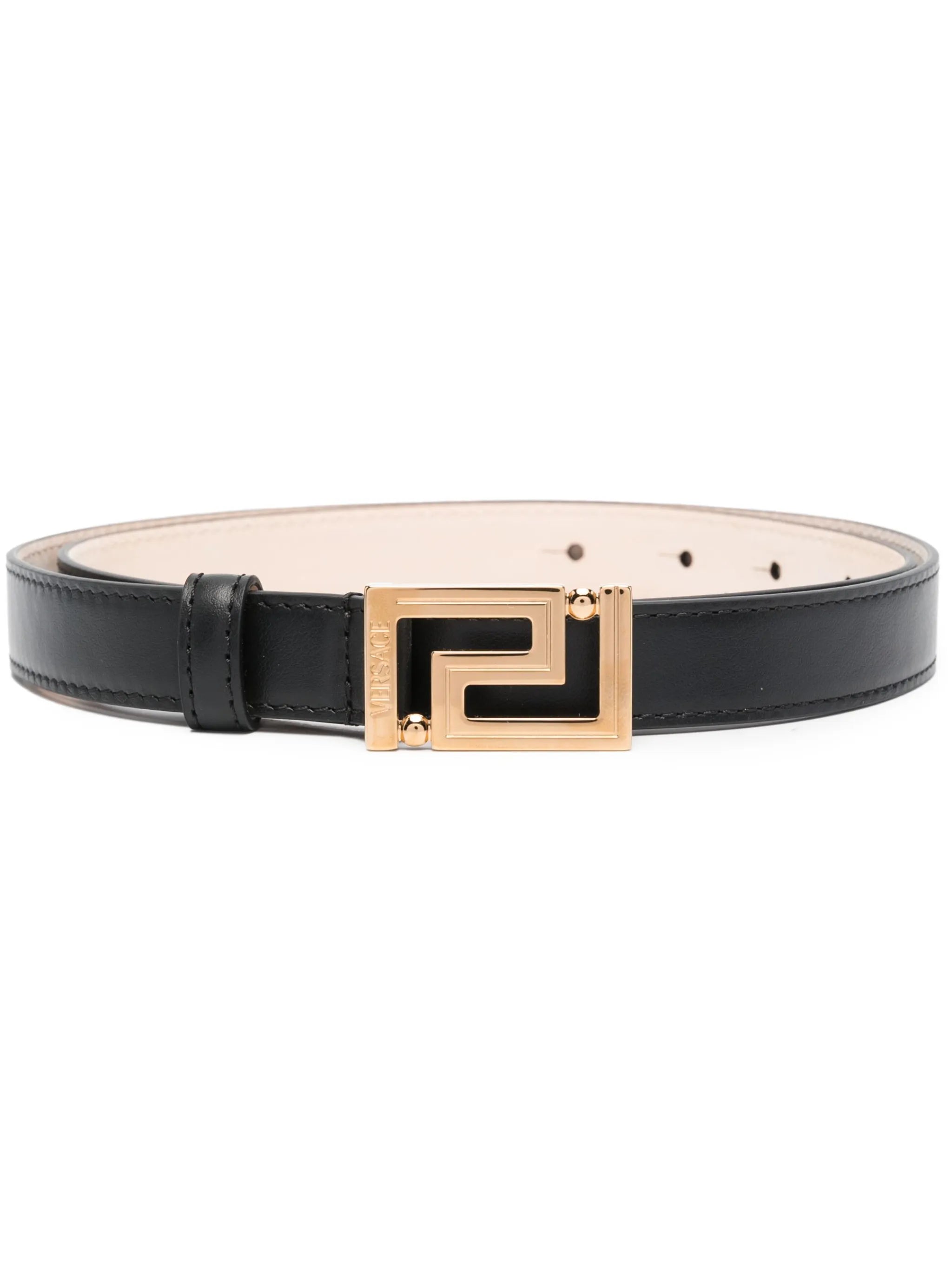 Greca Goddess leather belt