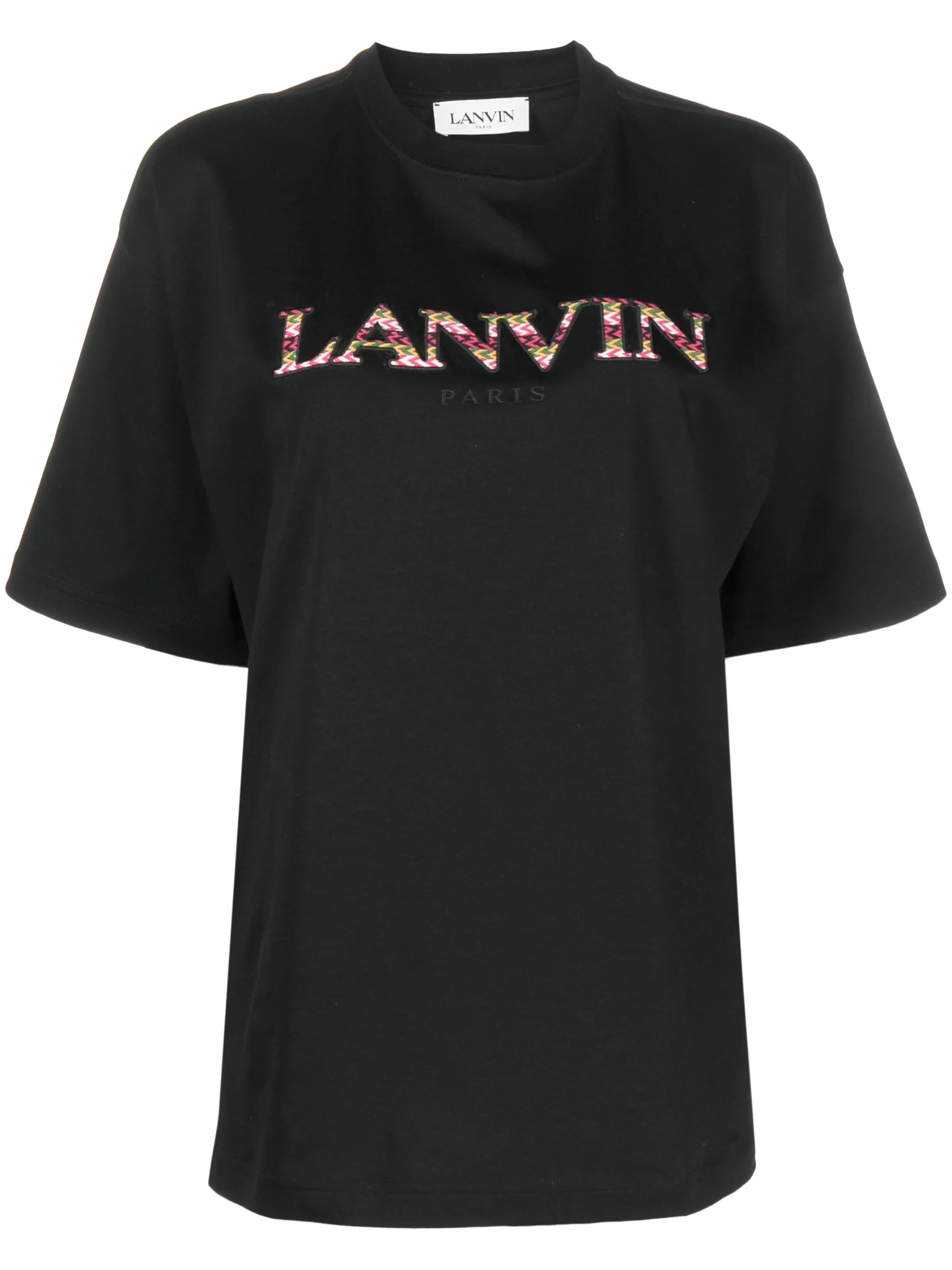 embroidered-logo T-shirt