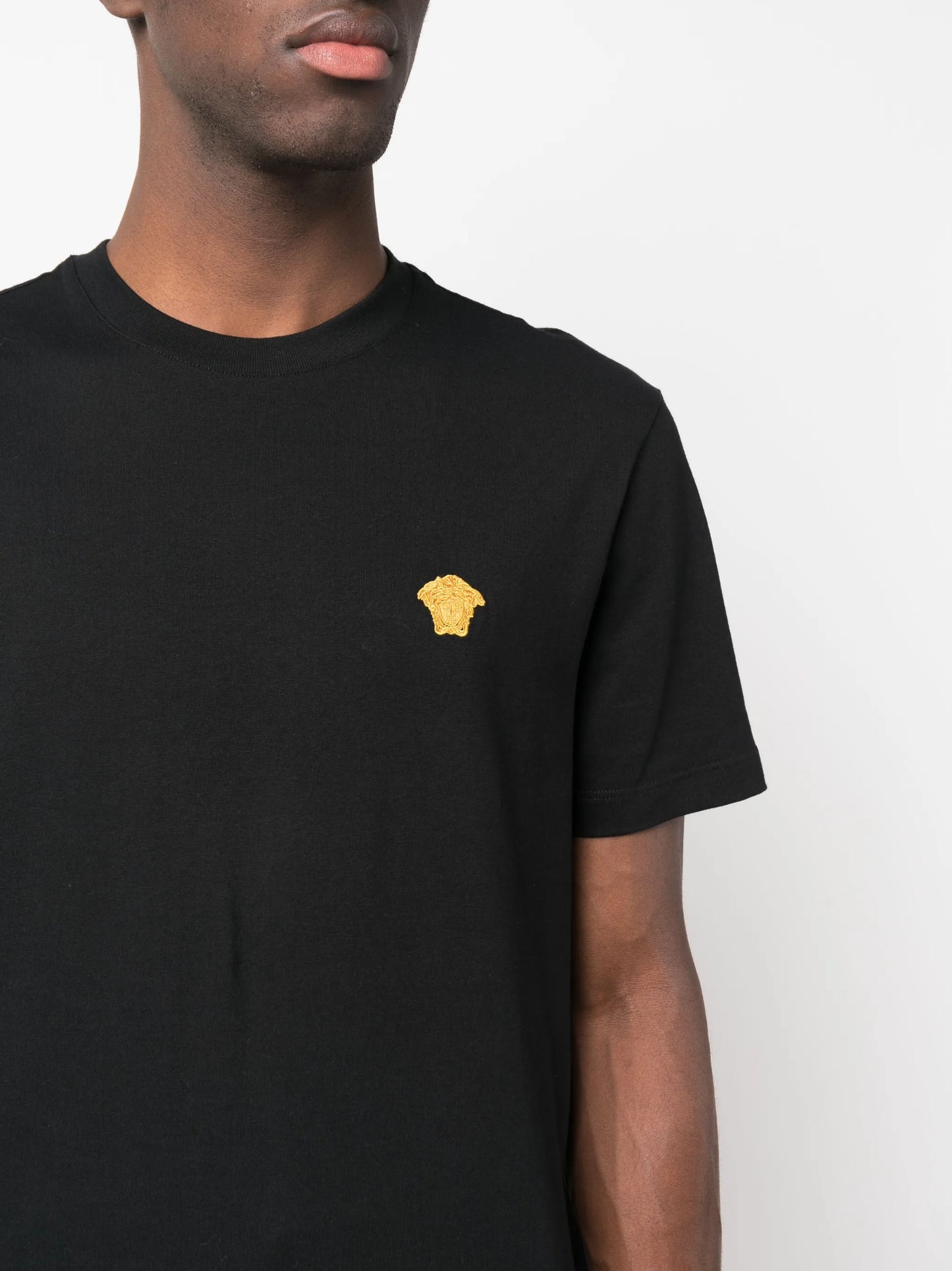 Medusa-embroidered T-shirt