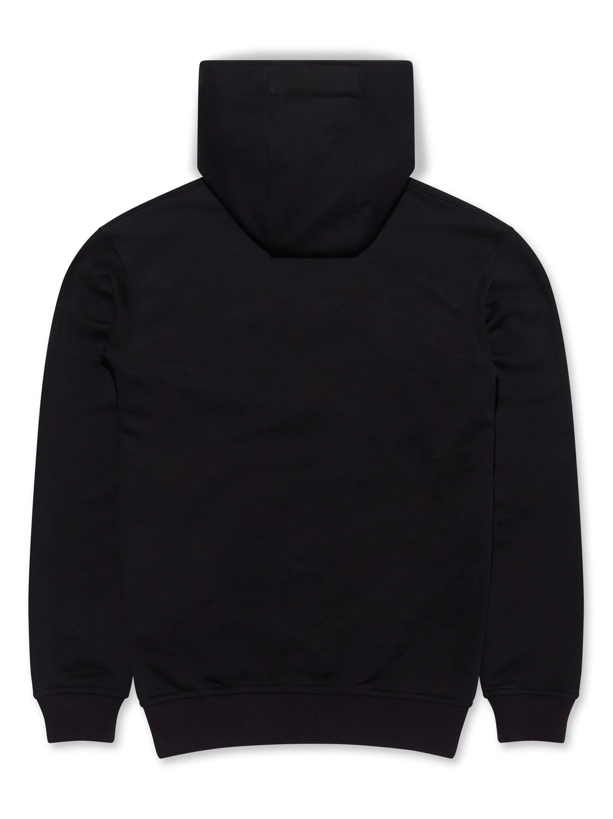 logo-patch cotton hoodie