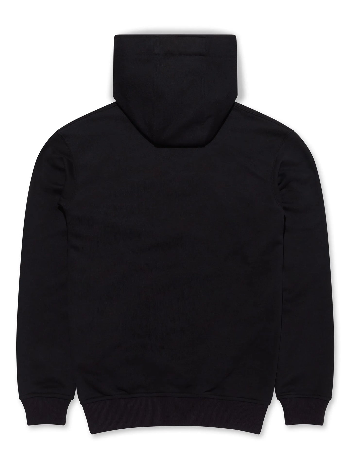 logo-patch cotton hoodie
