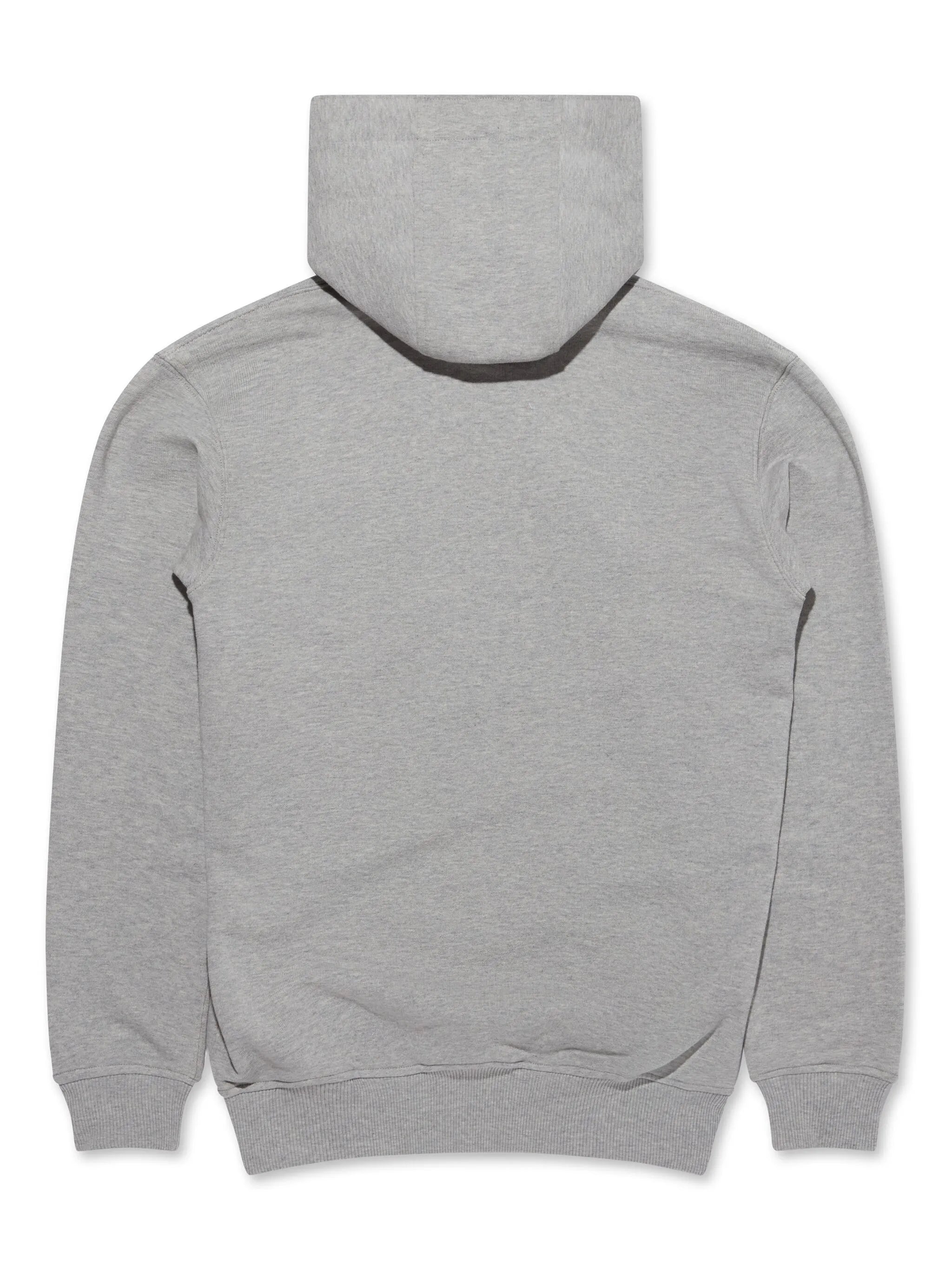 logo-patch cotton hoodie
