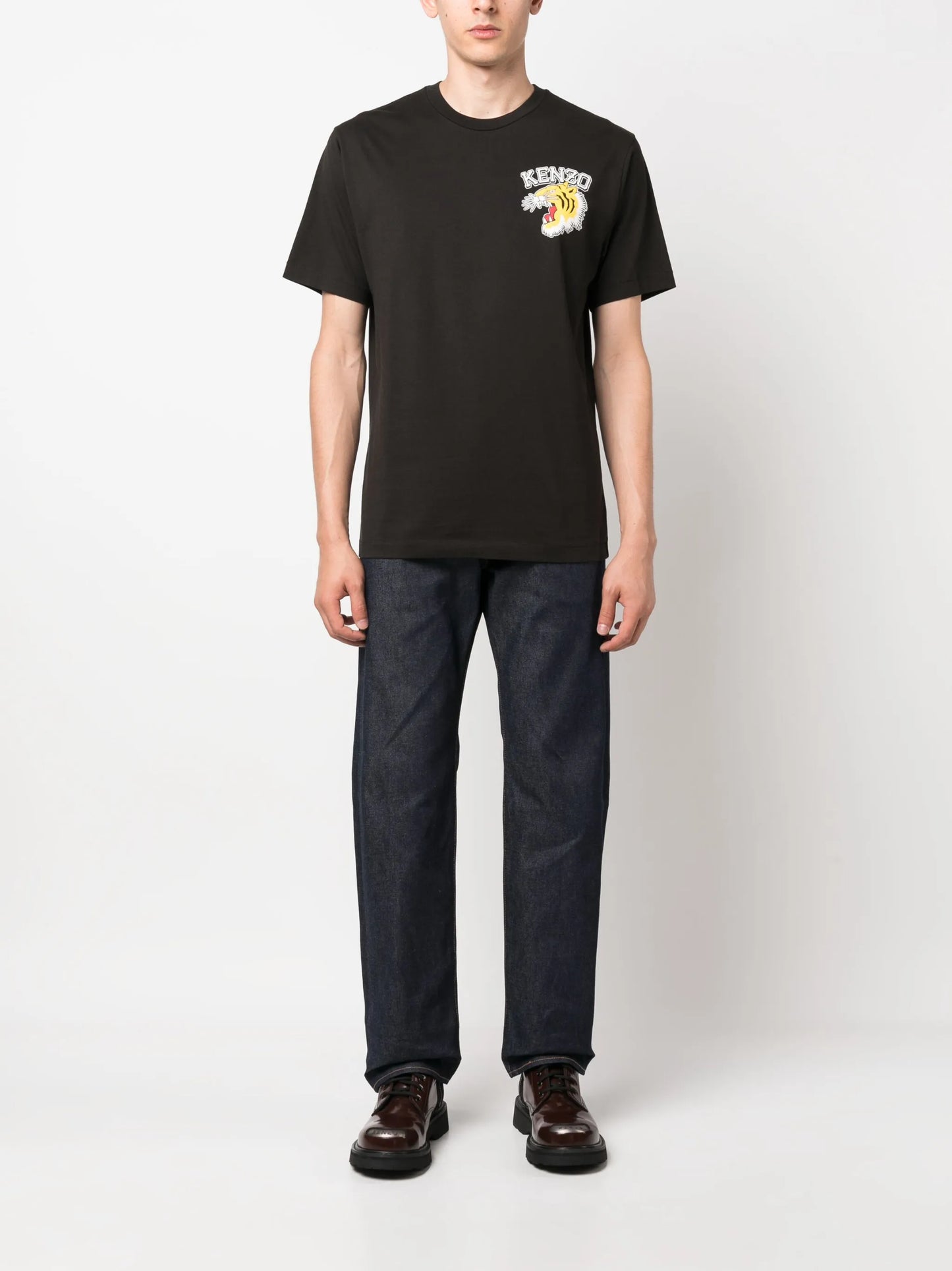 Varsity Jungle patch T-shirt