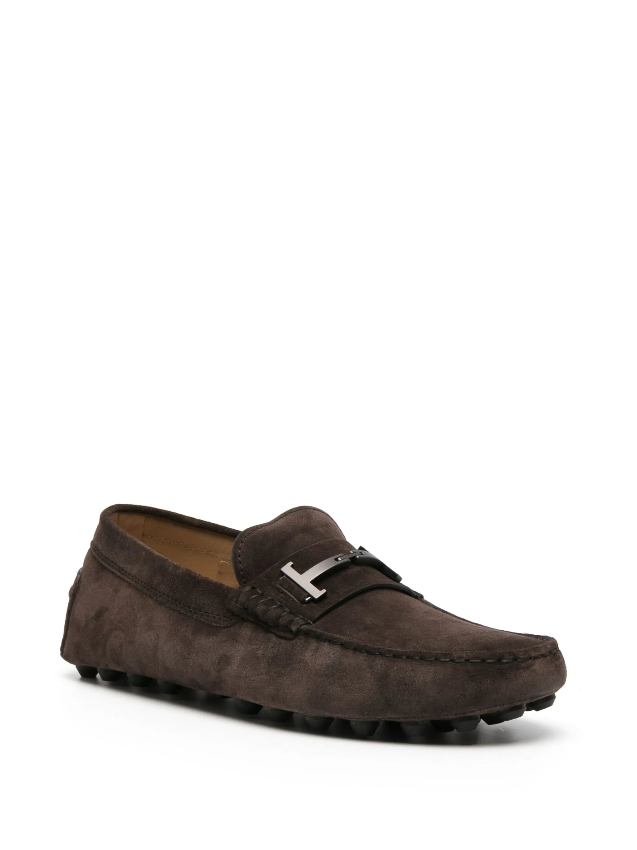 Gommino Double-T suede loafers