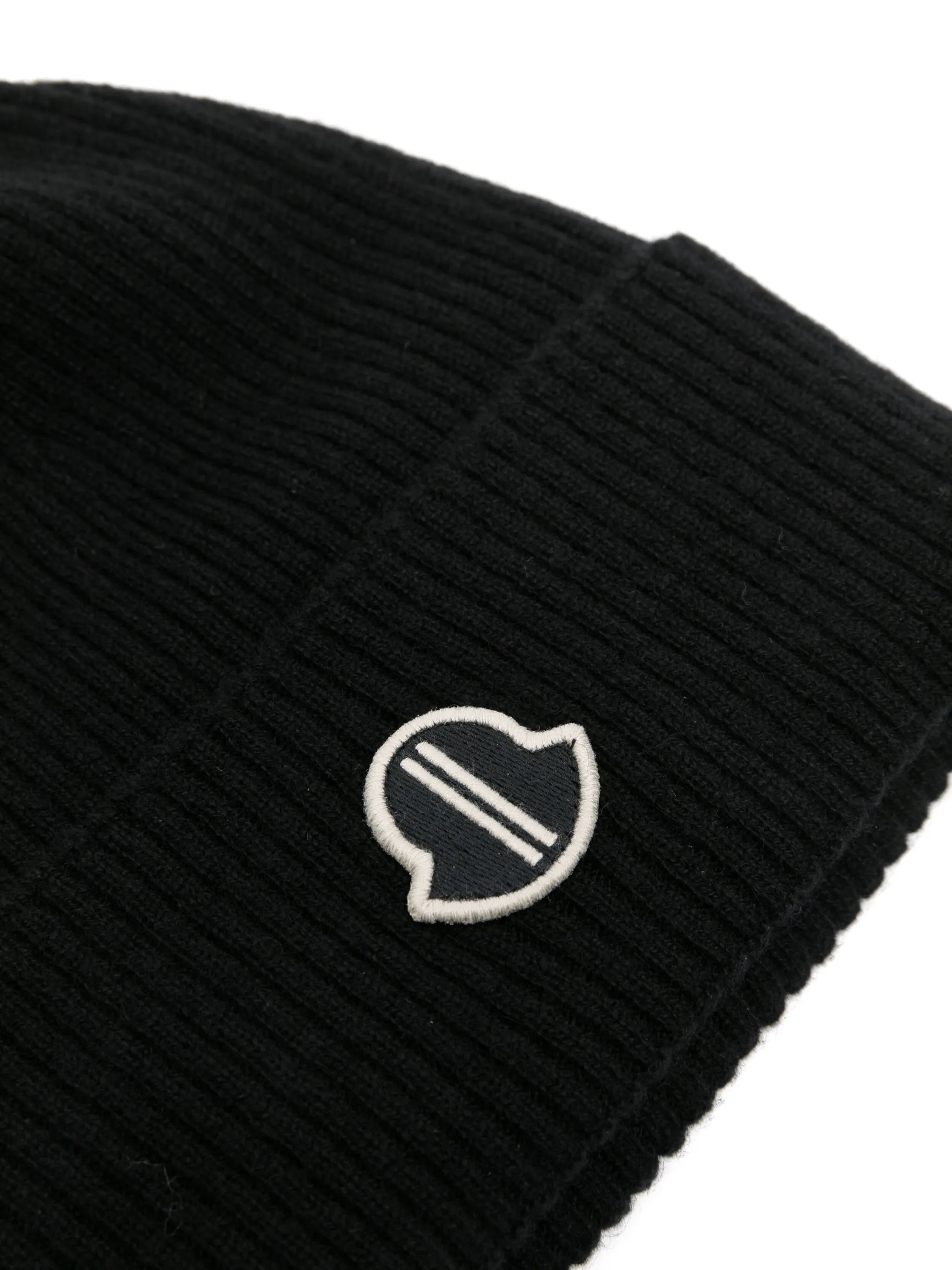 ribbed-knit cashmere beanie