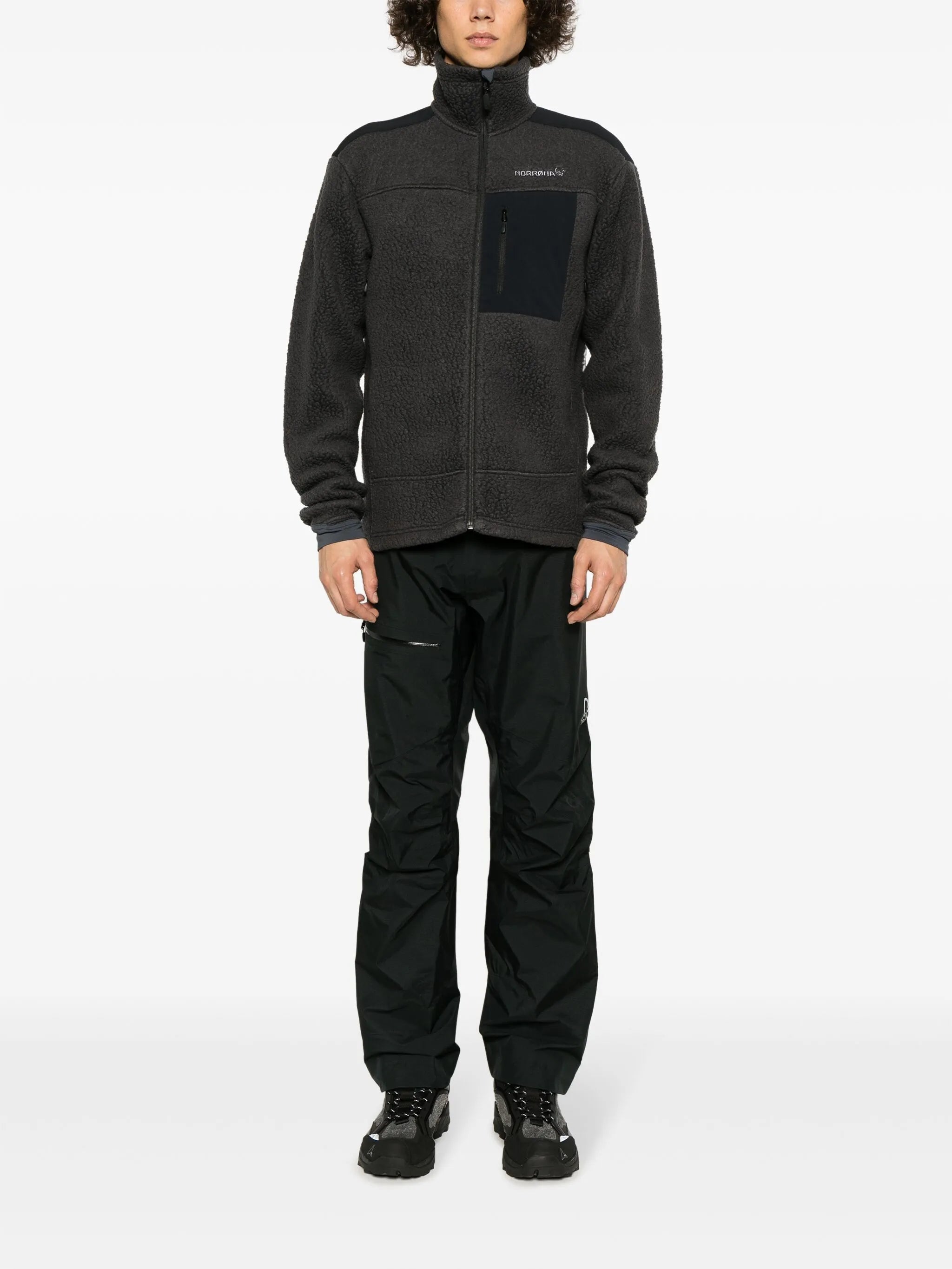 Trollveggen Thermal Pro fleece-texture jacket