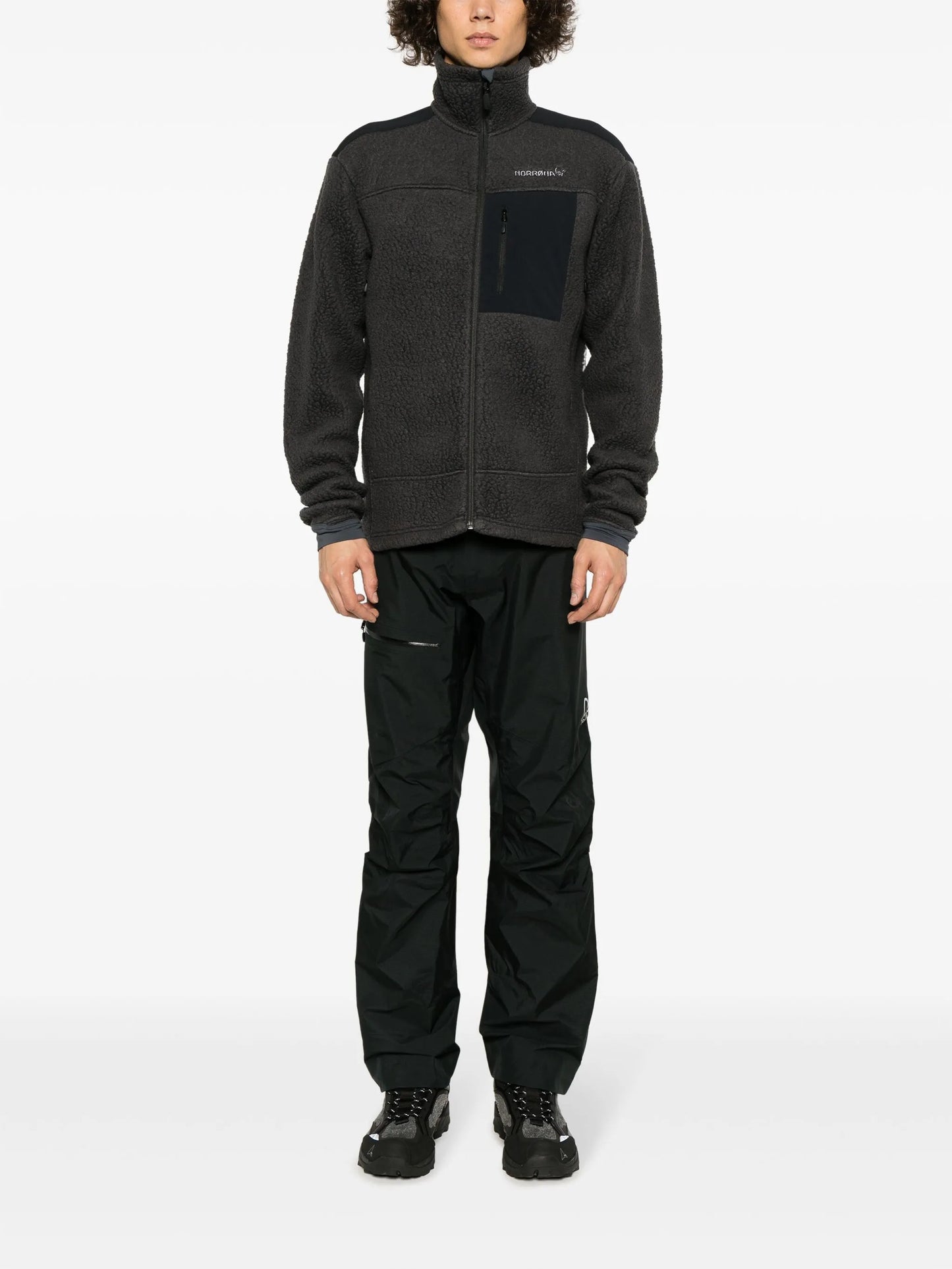 Trollveggen Thermal Pro fleece-texture jacket