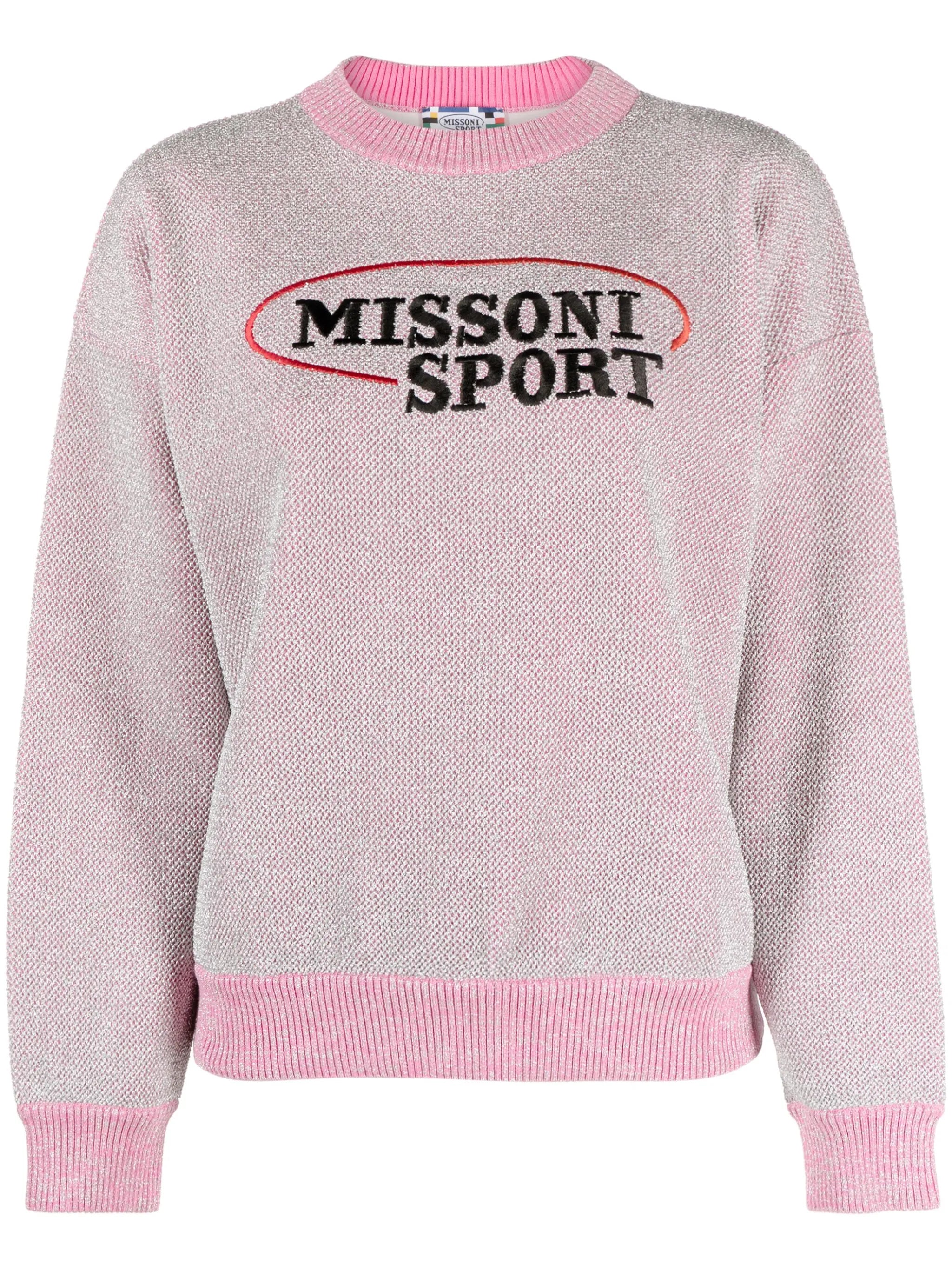 logo-embroidered sweatshirt