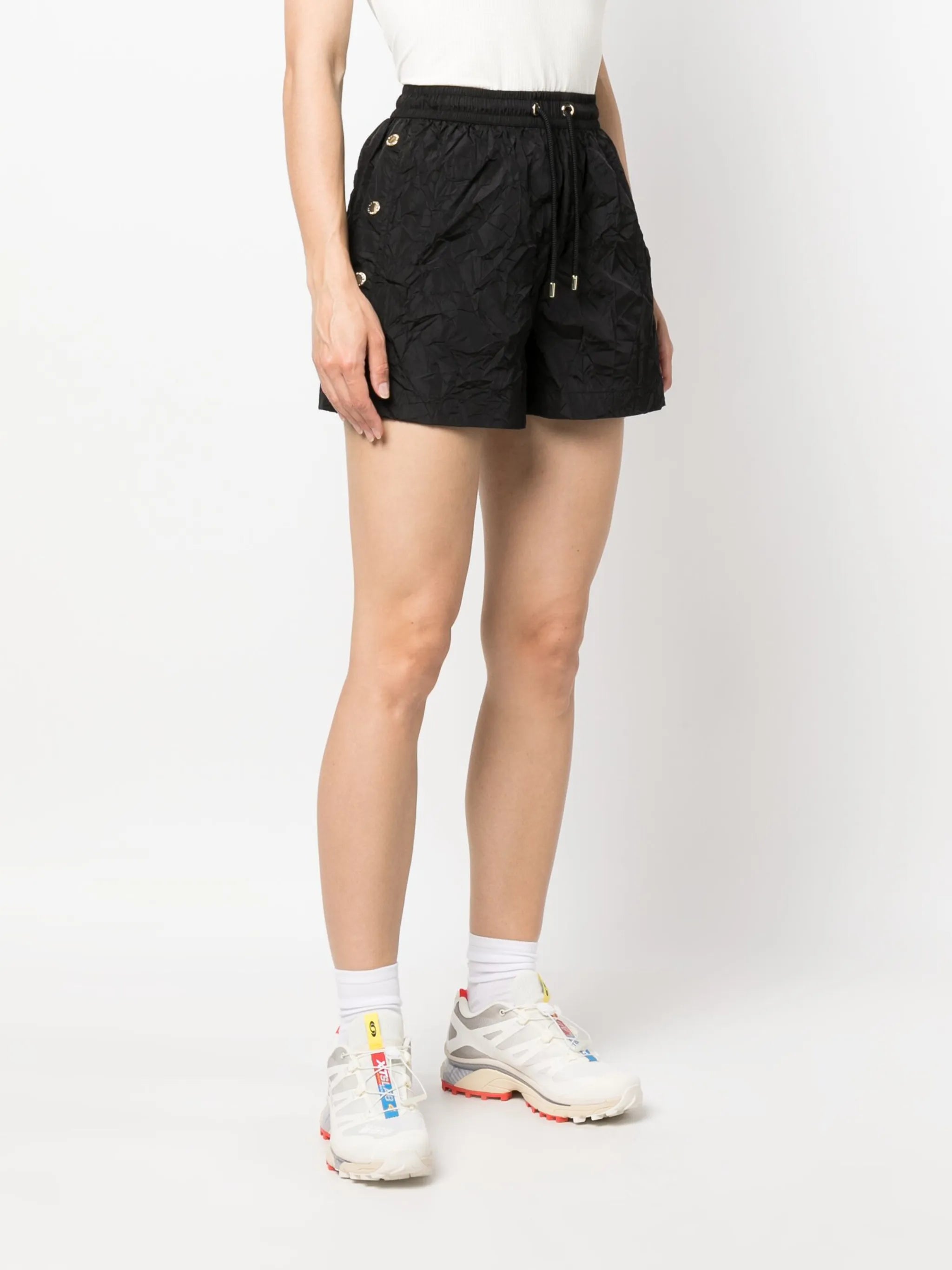 Volley crinkled running shorts