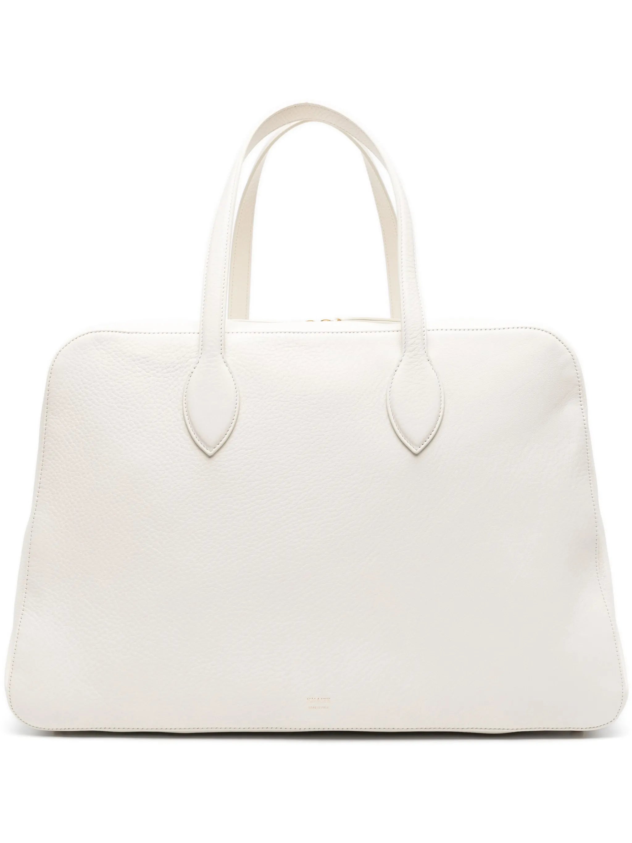 large Maeve leather weekender bag