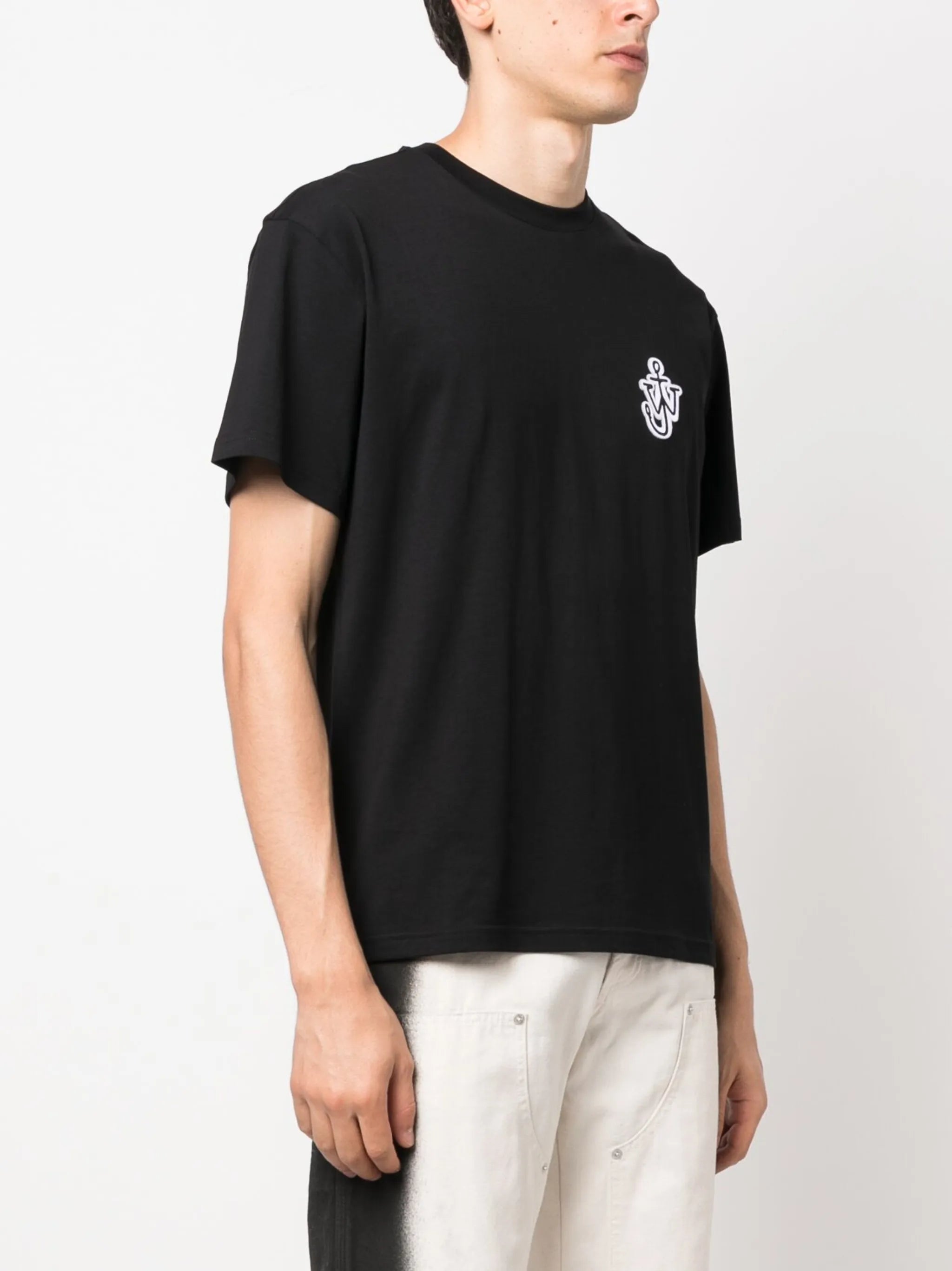 embroidered-logo T-shirt