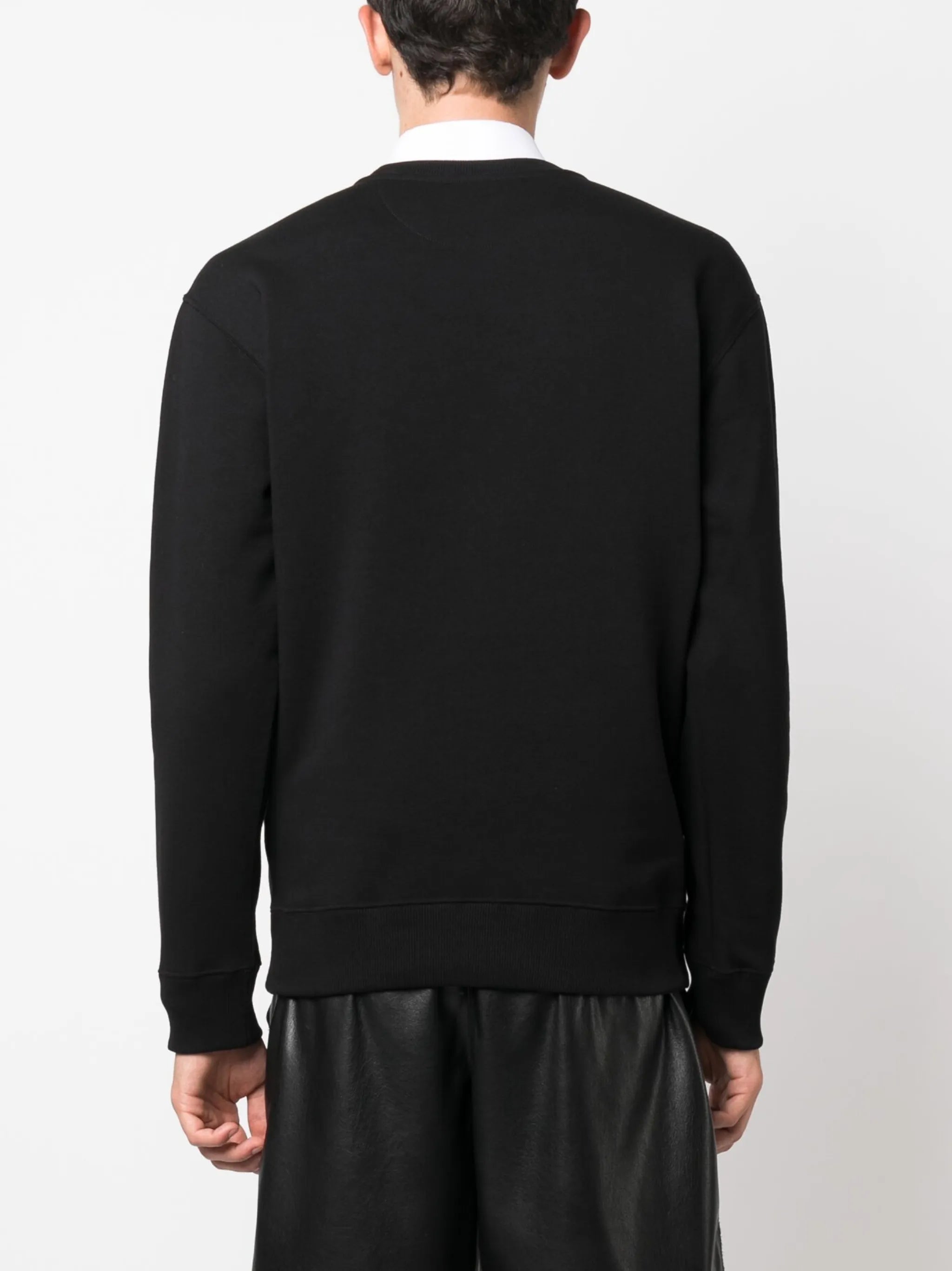 VLTN logo-print cotton sweatshirt