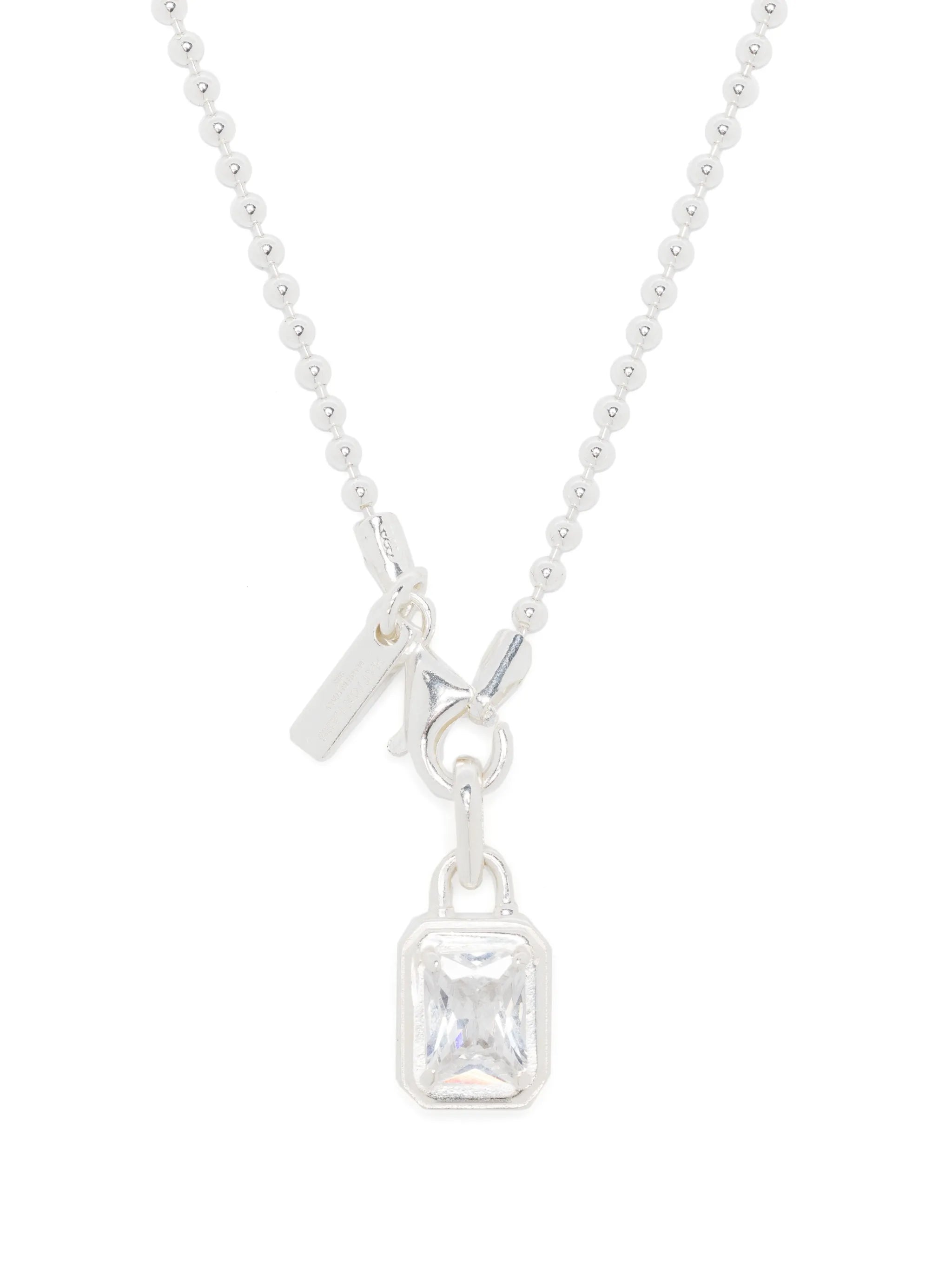 cubic-zirconia pendant necklace