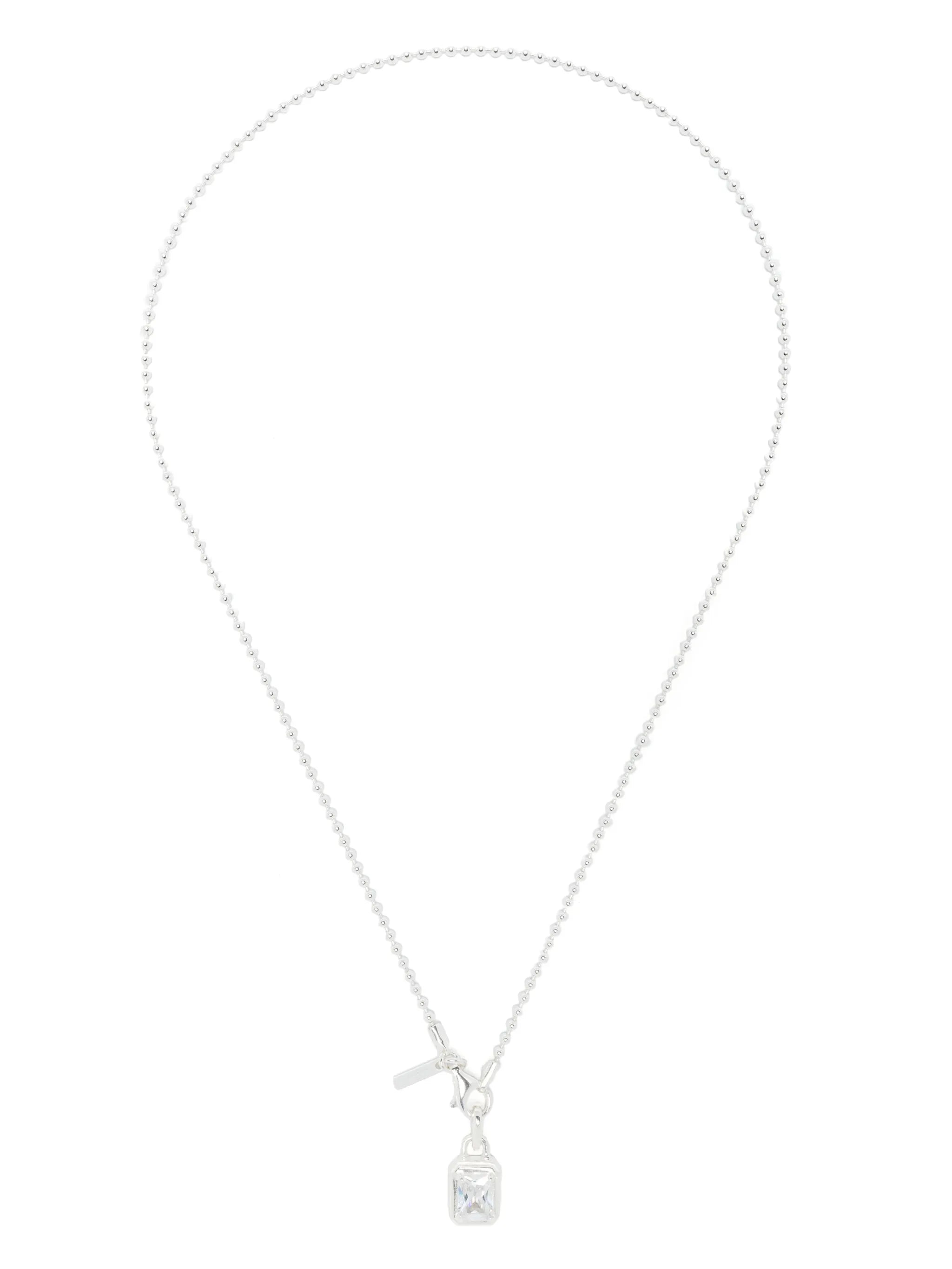 cubic-zirconia pendant necklace