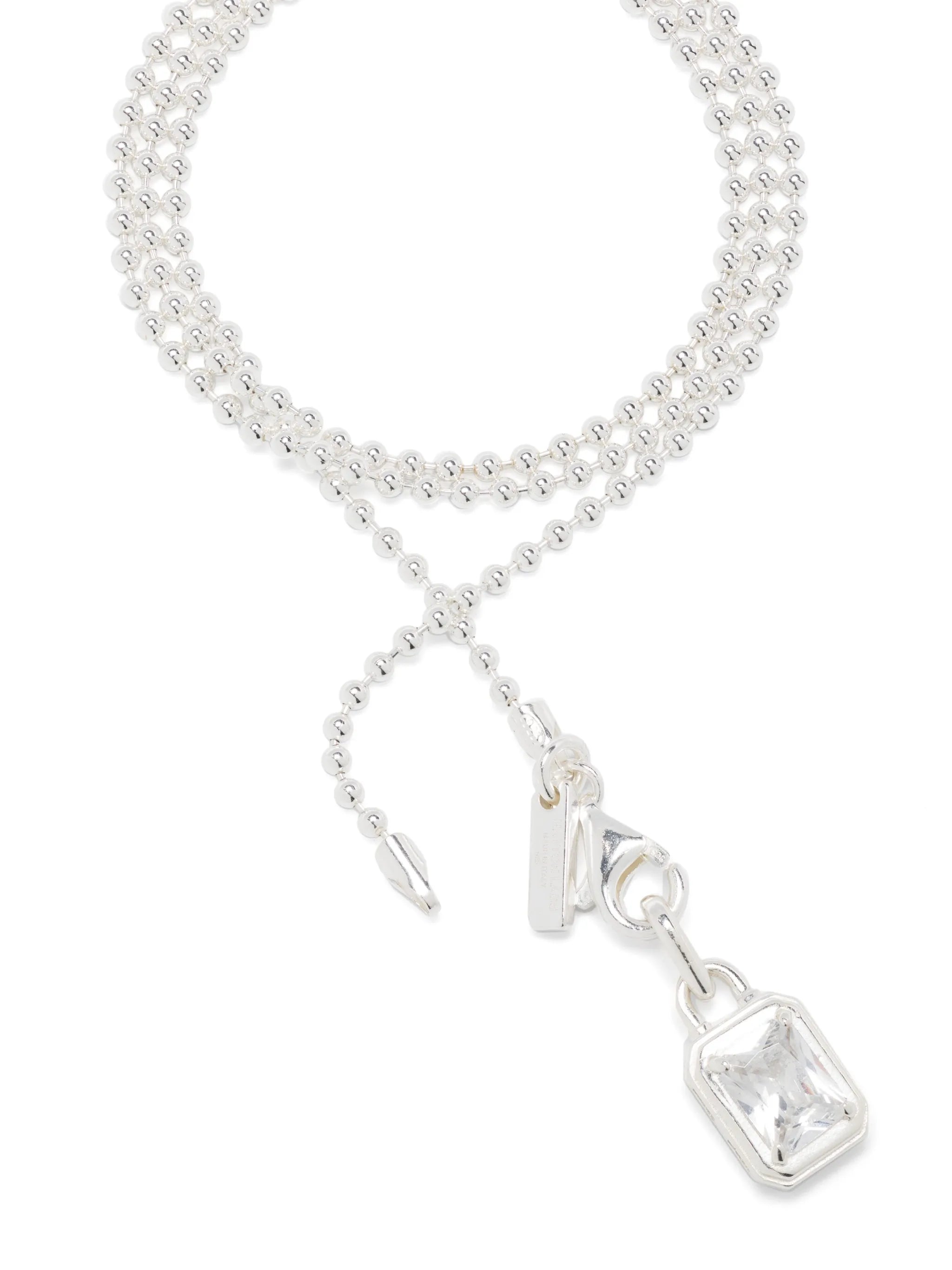 cubic-zirconia pendant necklace