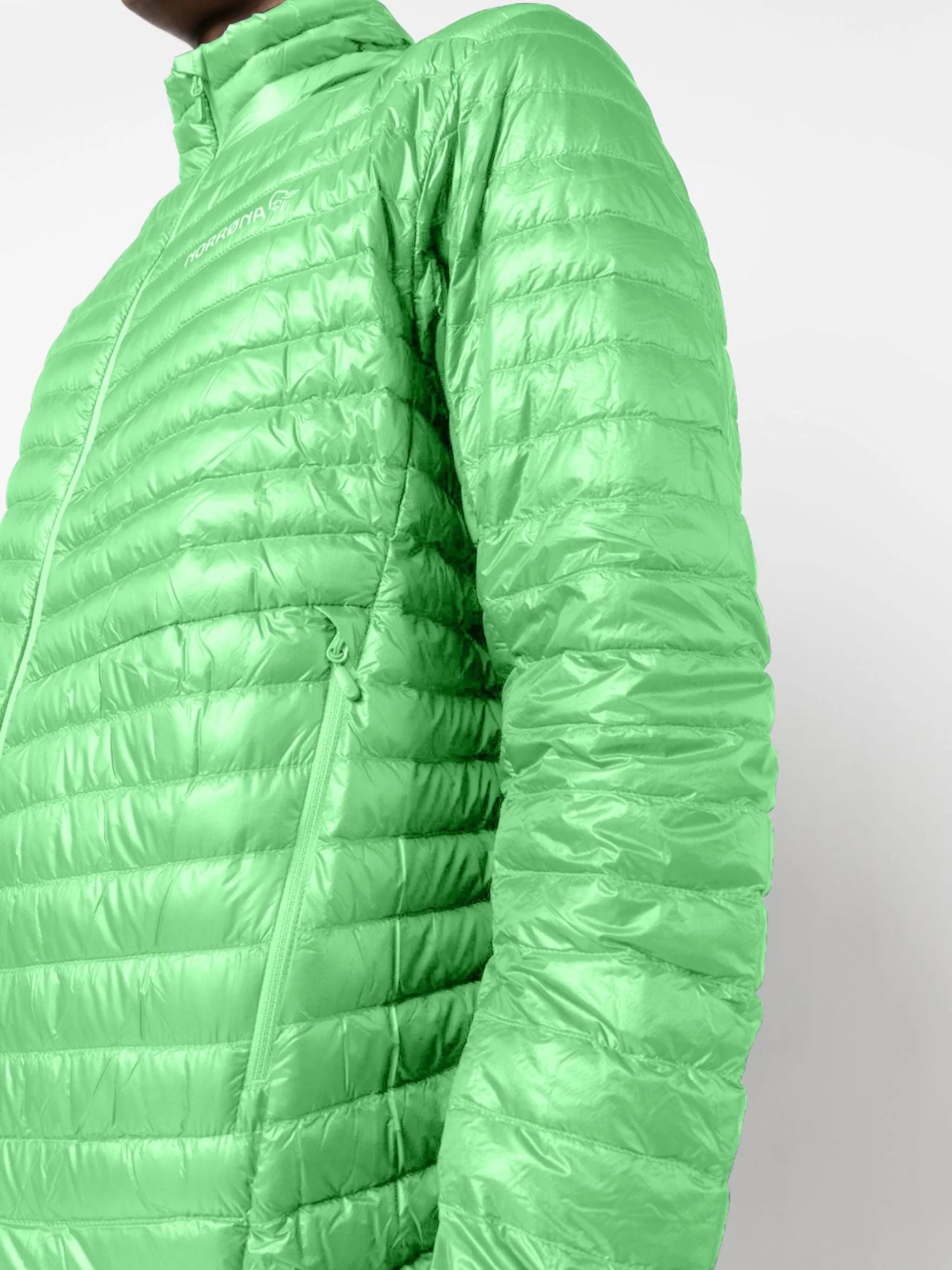 Trollveggen quilted hooded jacket