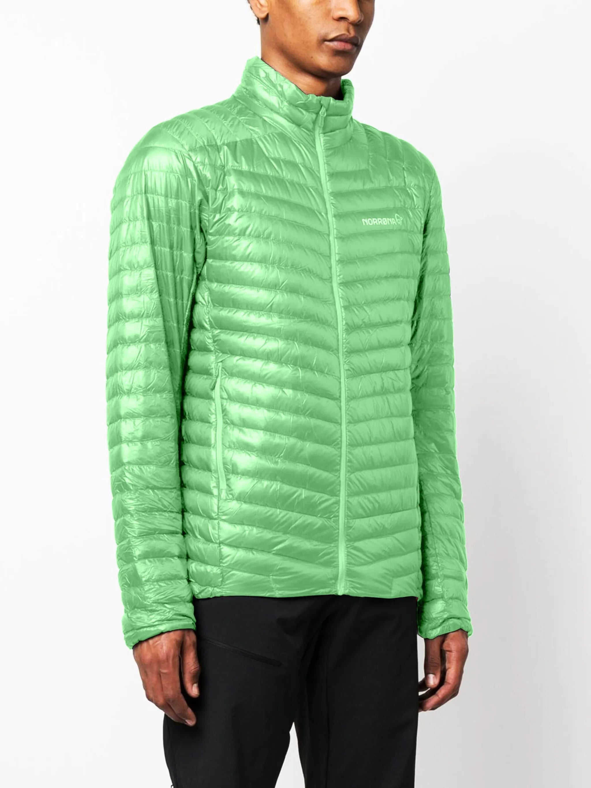 Trollveggen quilted hooded jacket