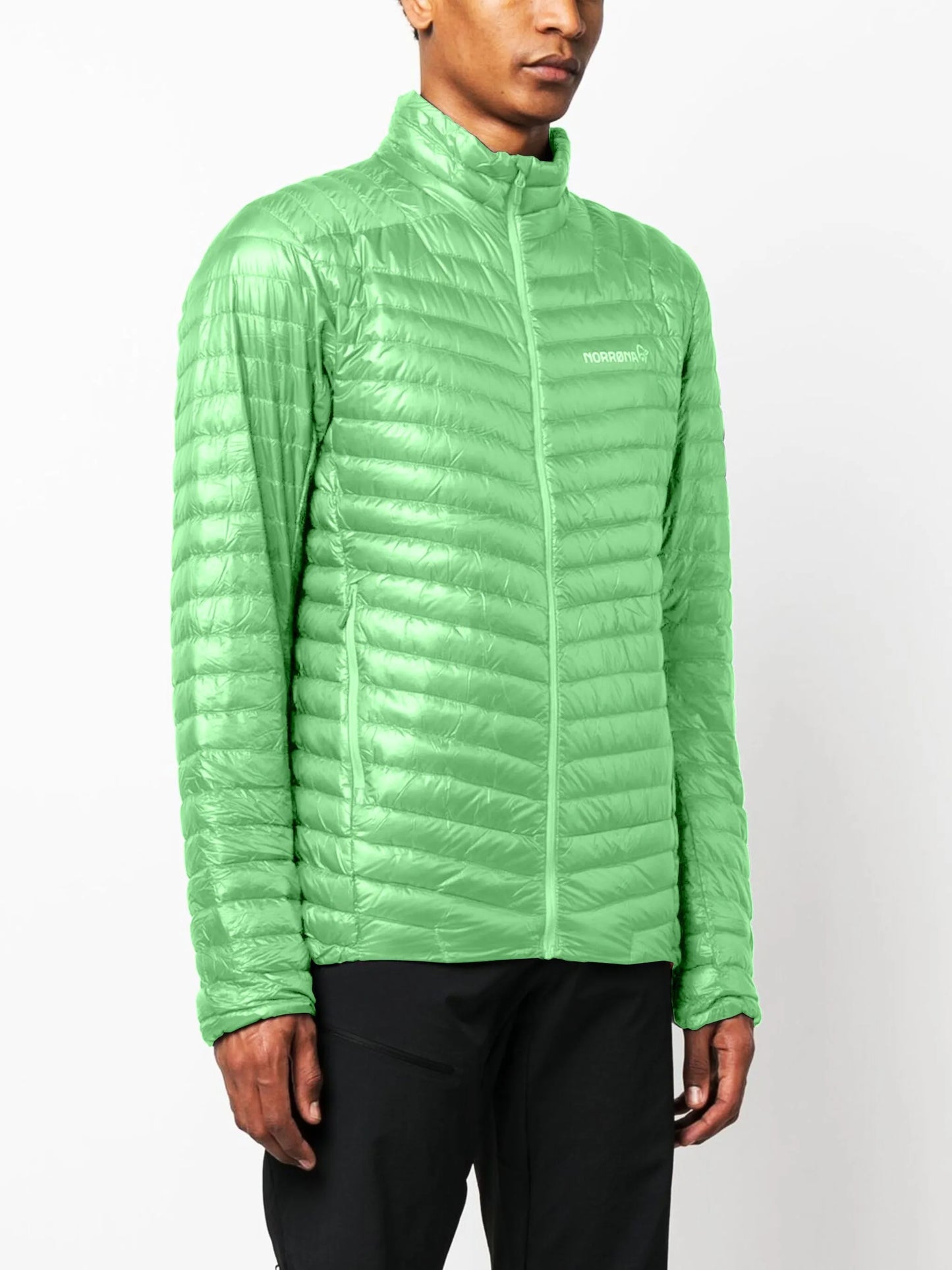 Trollveggen quilted hooded jacket