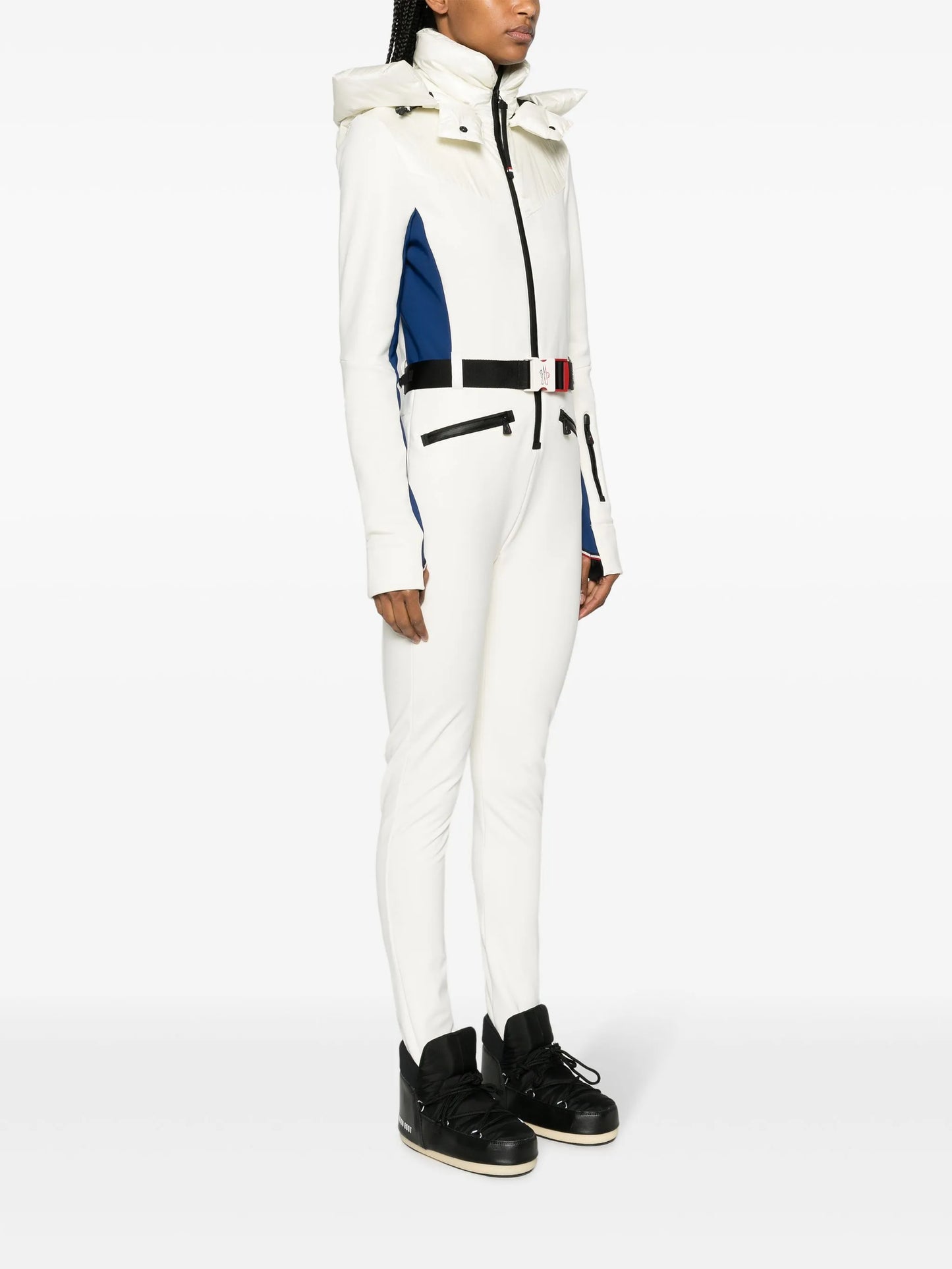 Tuta detachable-hood perfomance jumpsuit