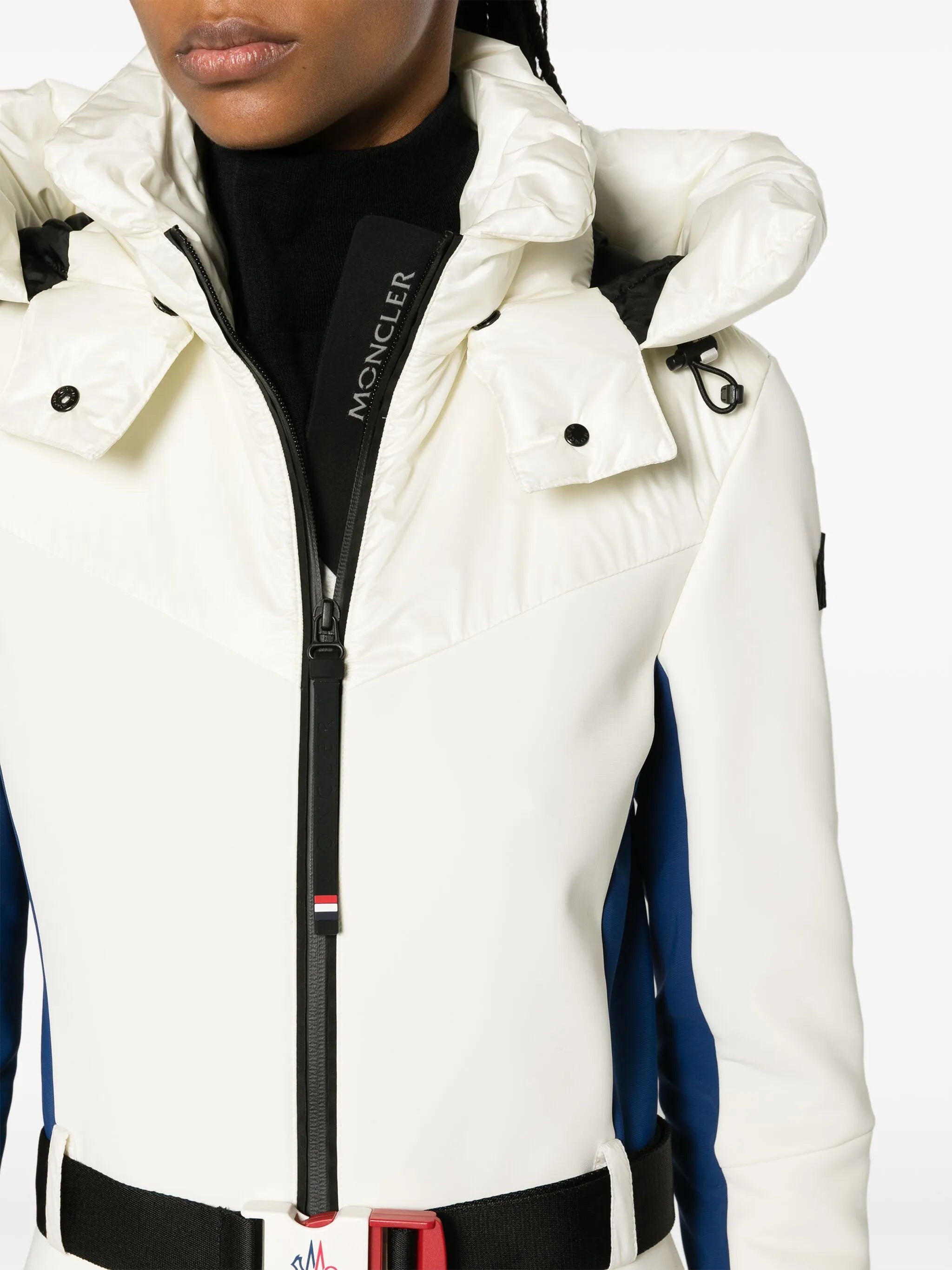Tuta detachable-hood perfomance jumpsuit