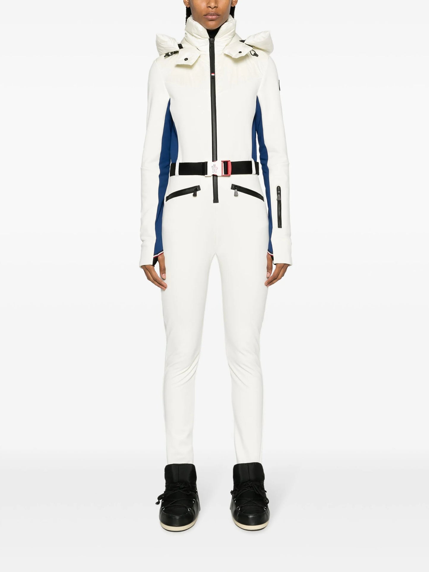 Tuta detachable-hood perfomance jumpsuit