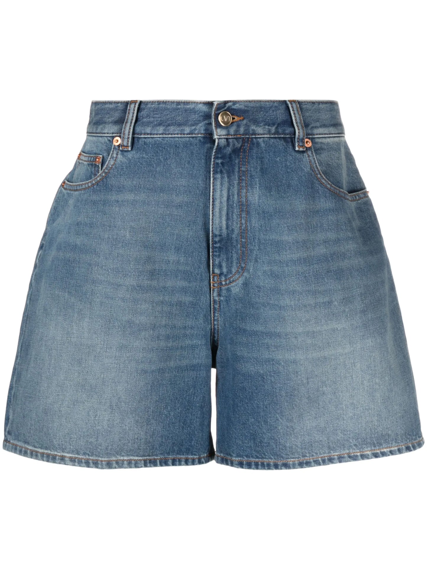 VGold denim shorts