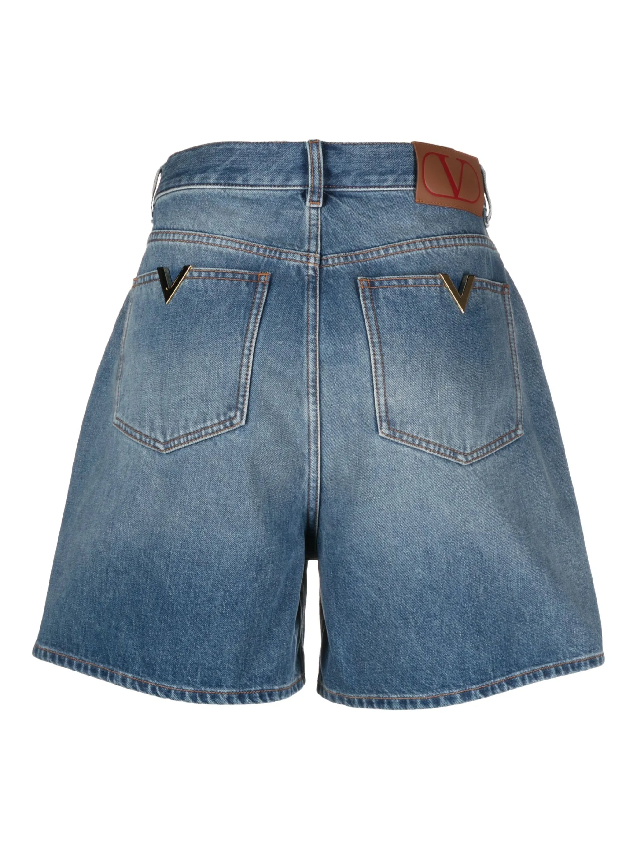 VGold denim shorts