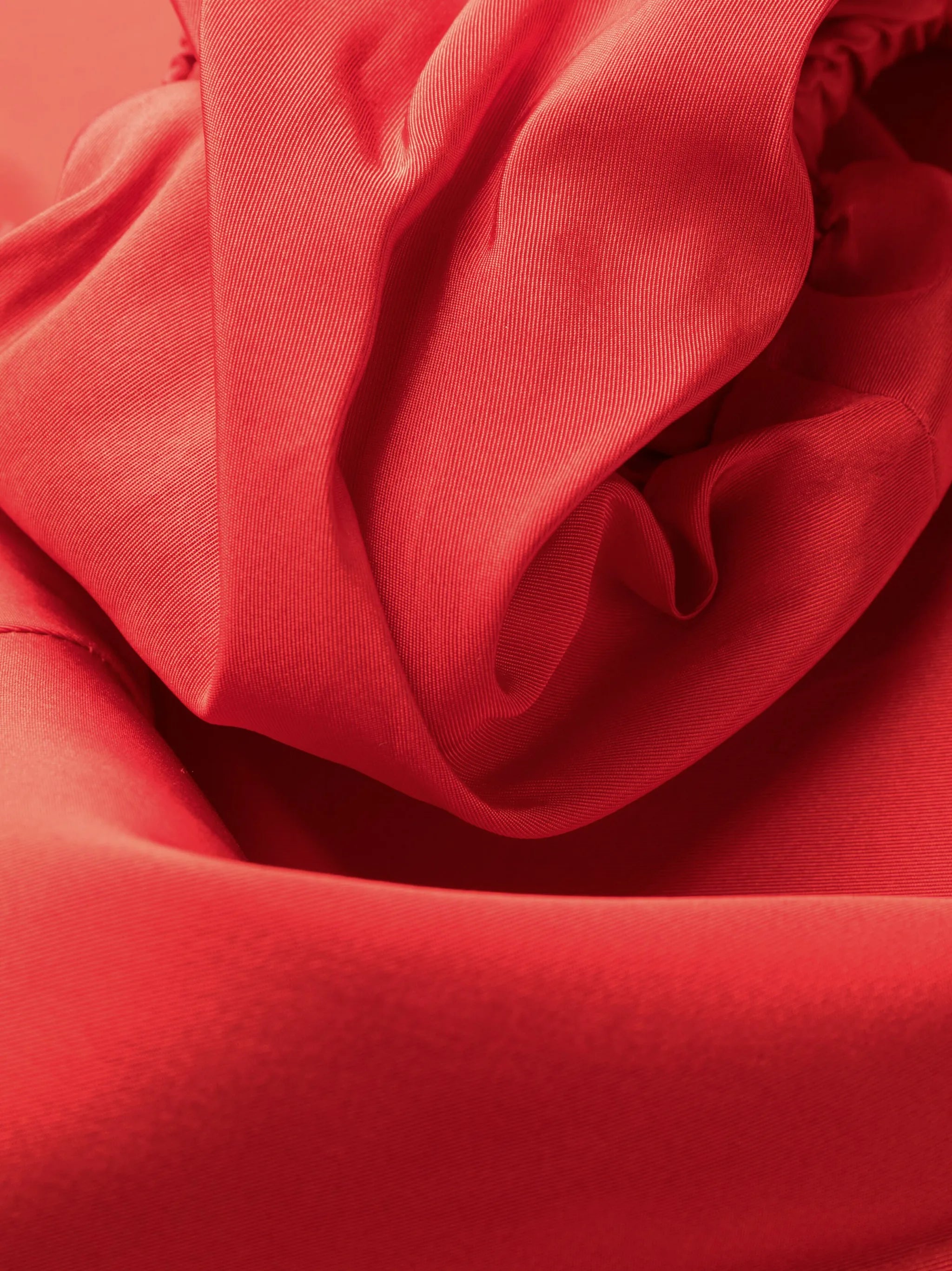silk off-shoulder minidress