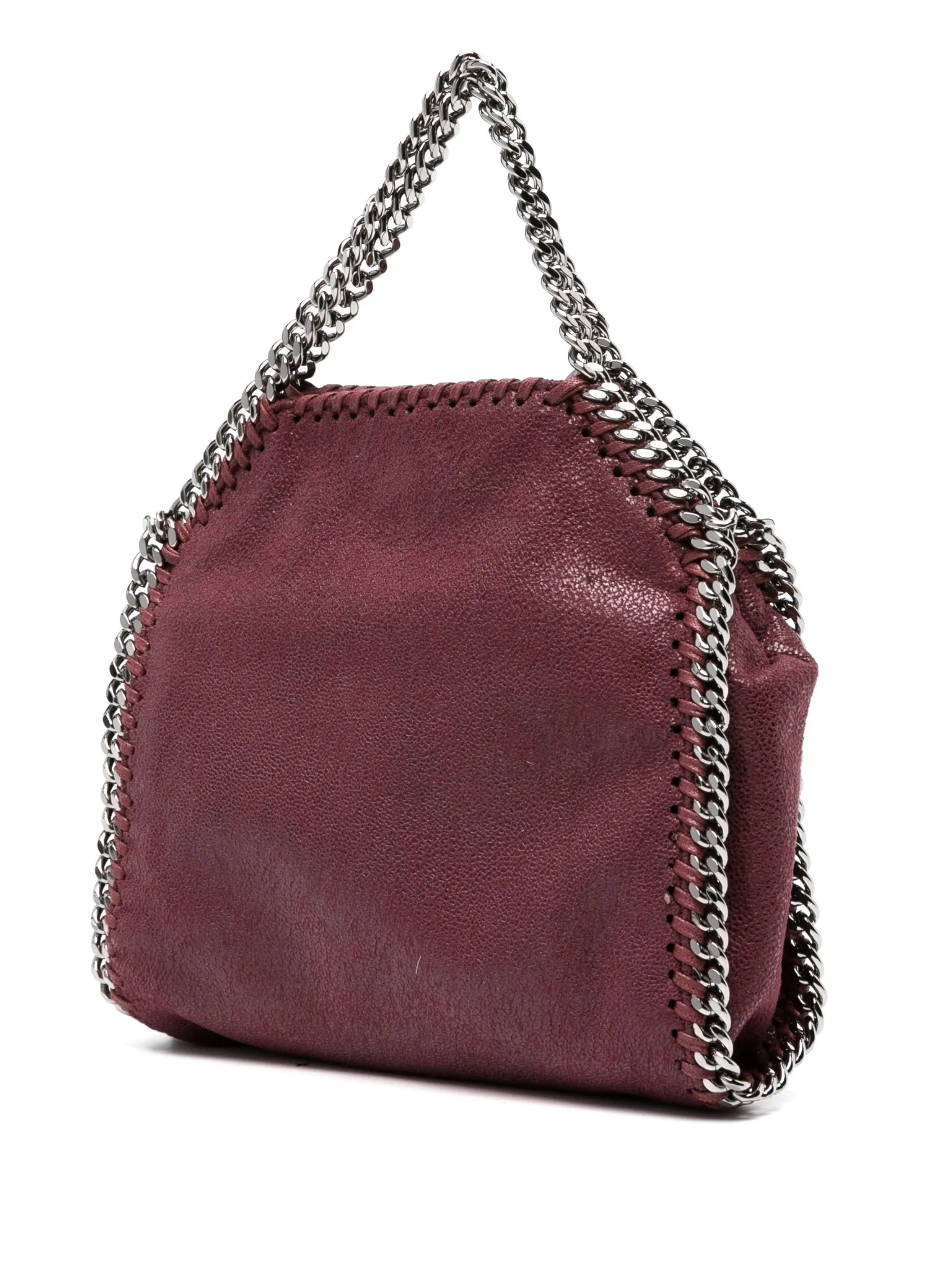 tiny Falabella faux-leather tote bag