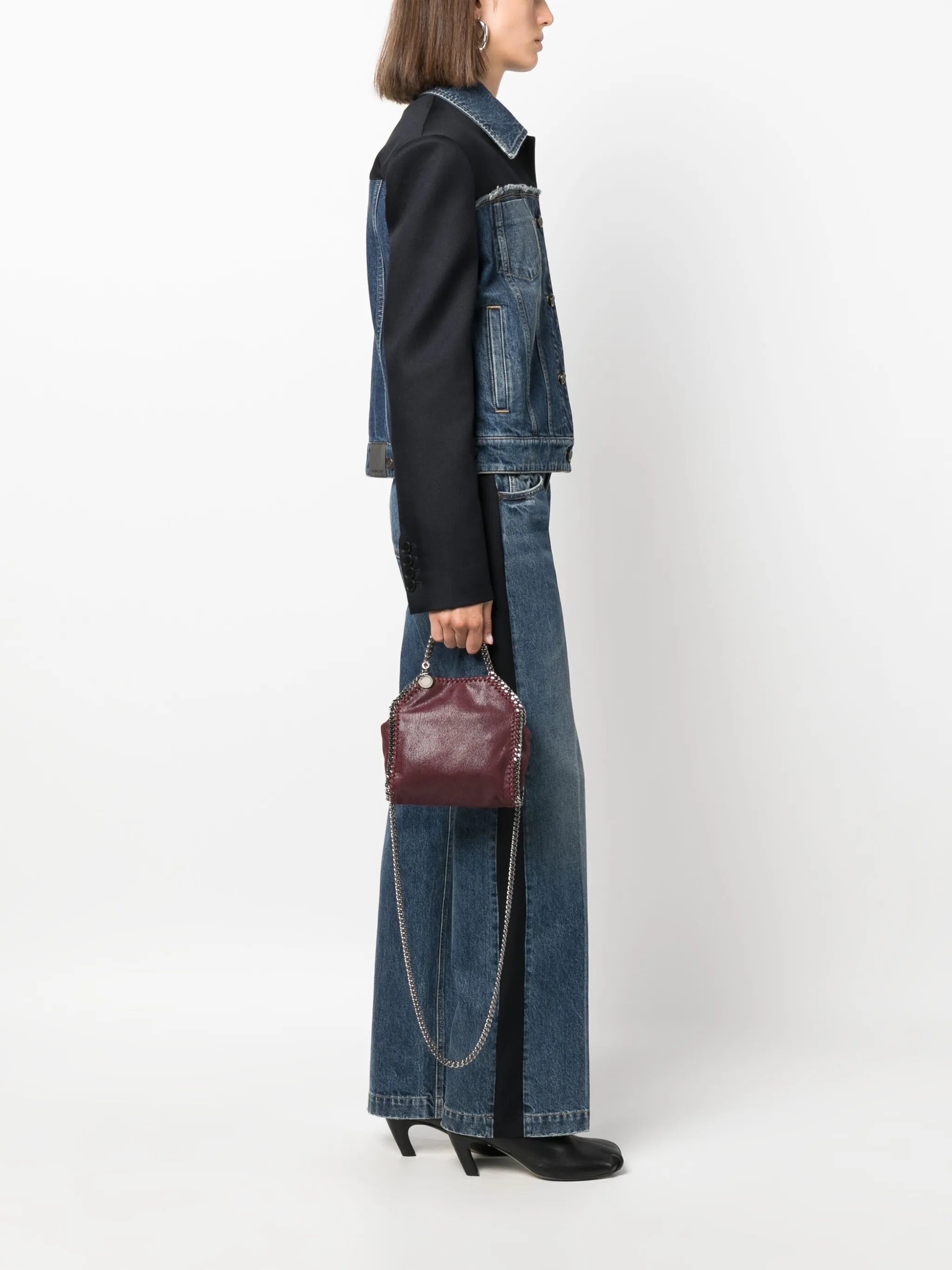 tiny Falabella faux-leather tote bag