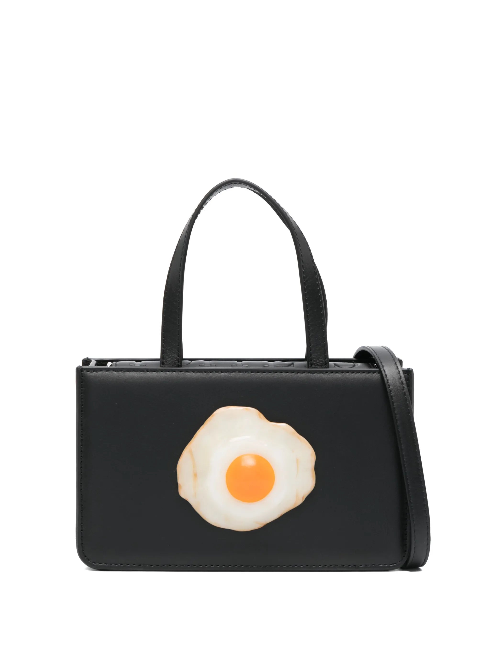 small Egg leather tote bag