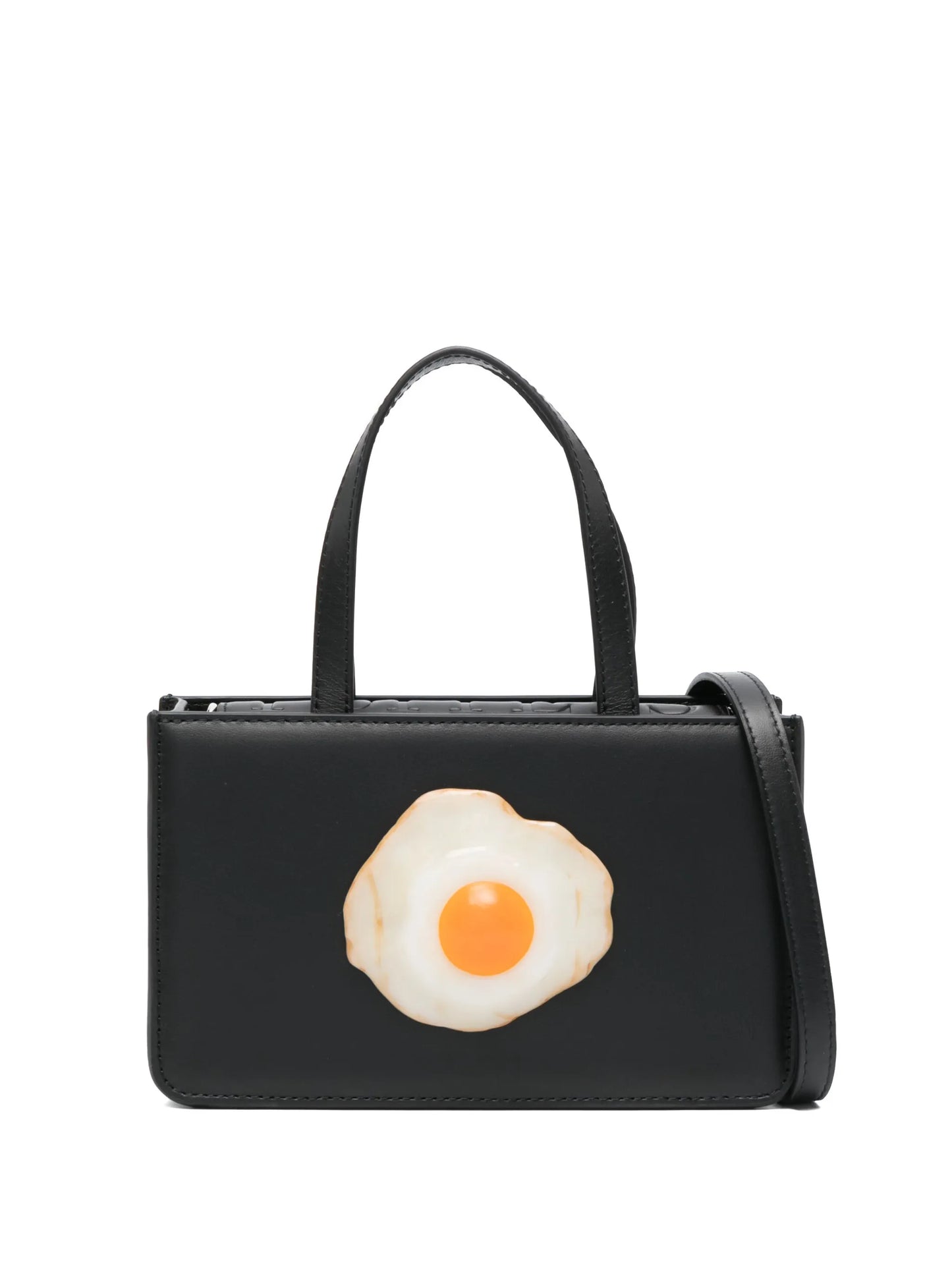 small Egg leather tote bag