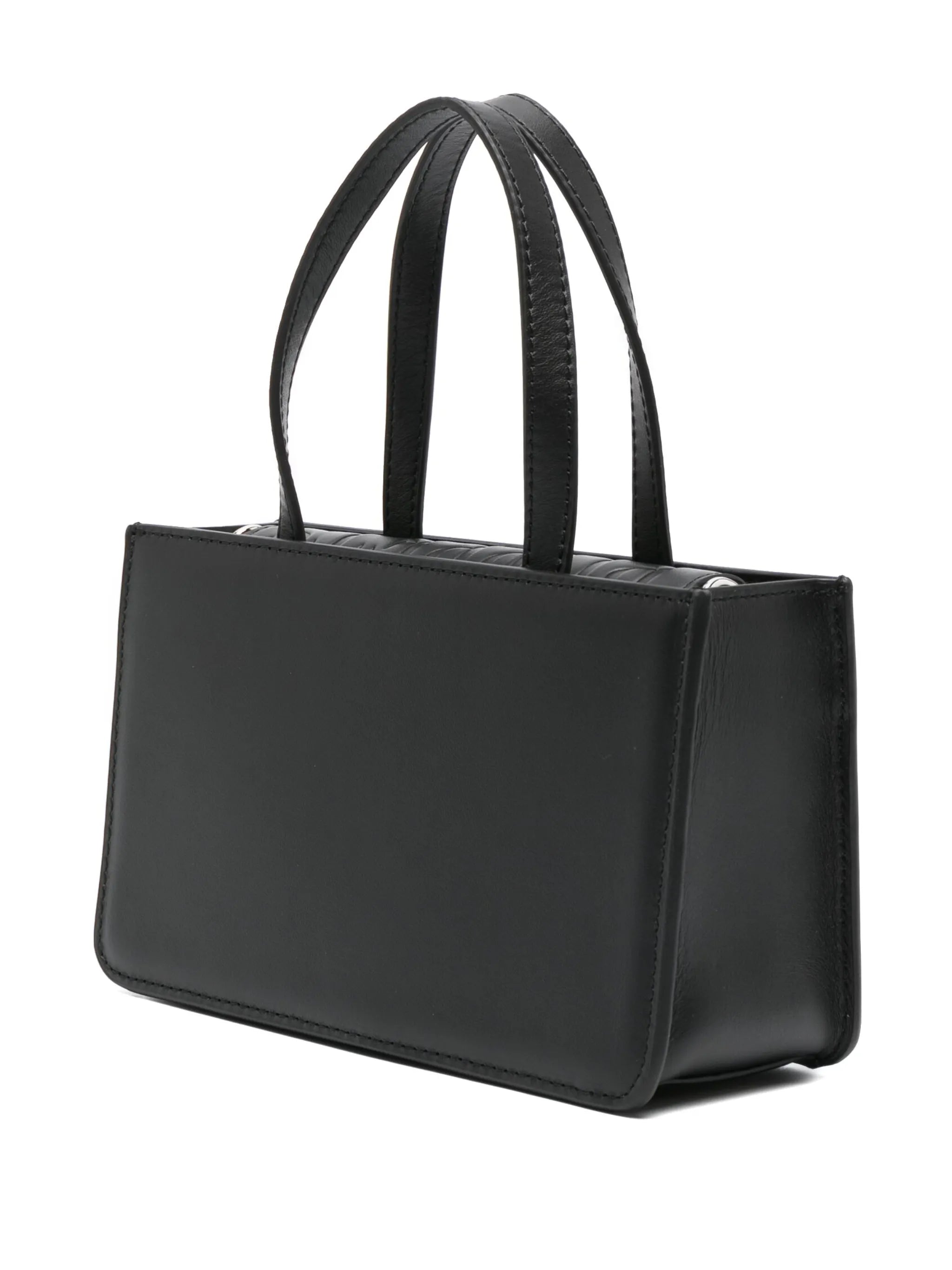 small Egg leather tote bag
