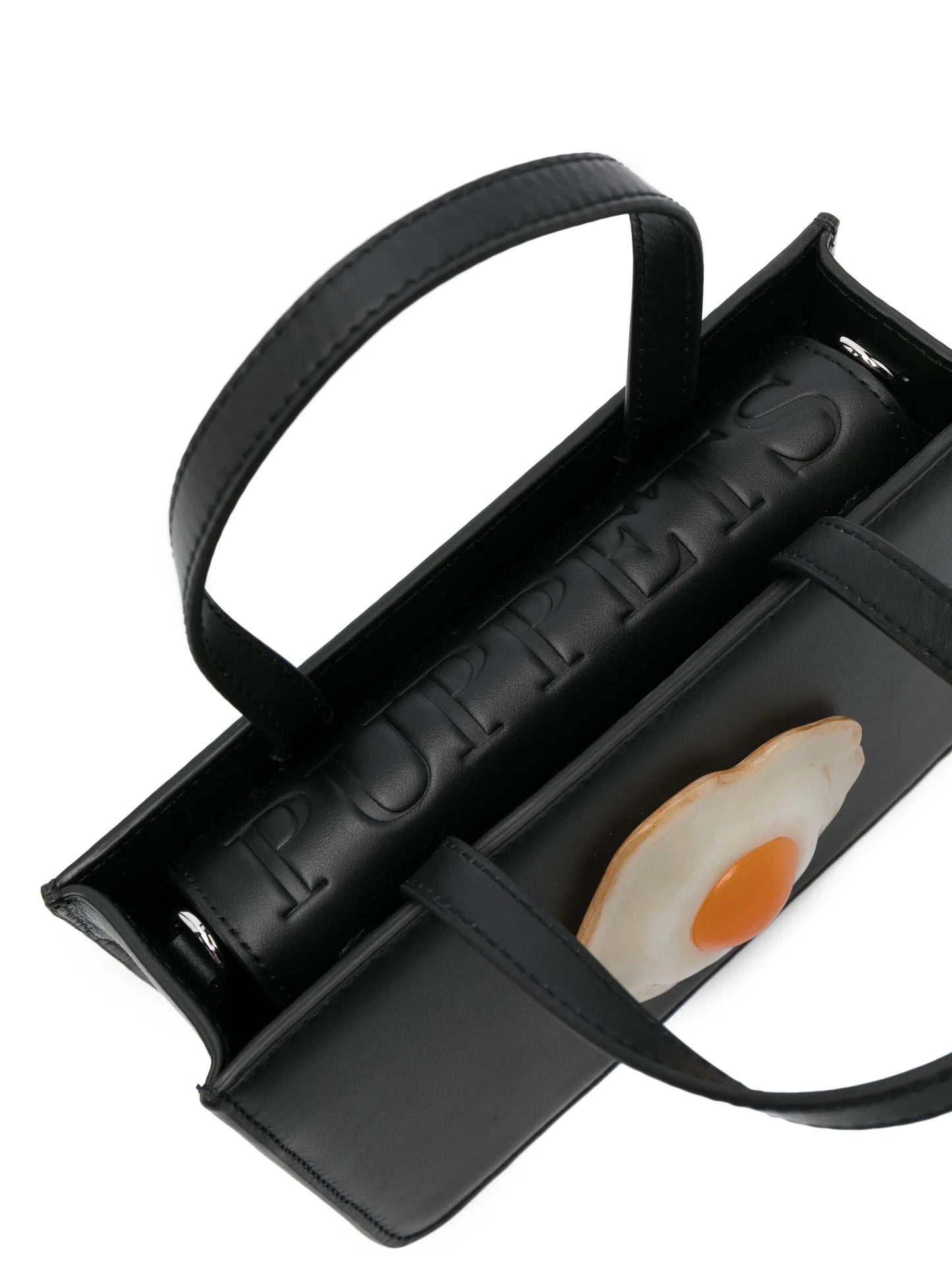 small Egg leather tote bag