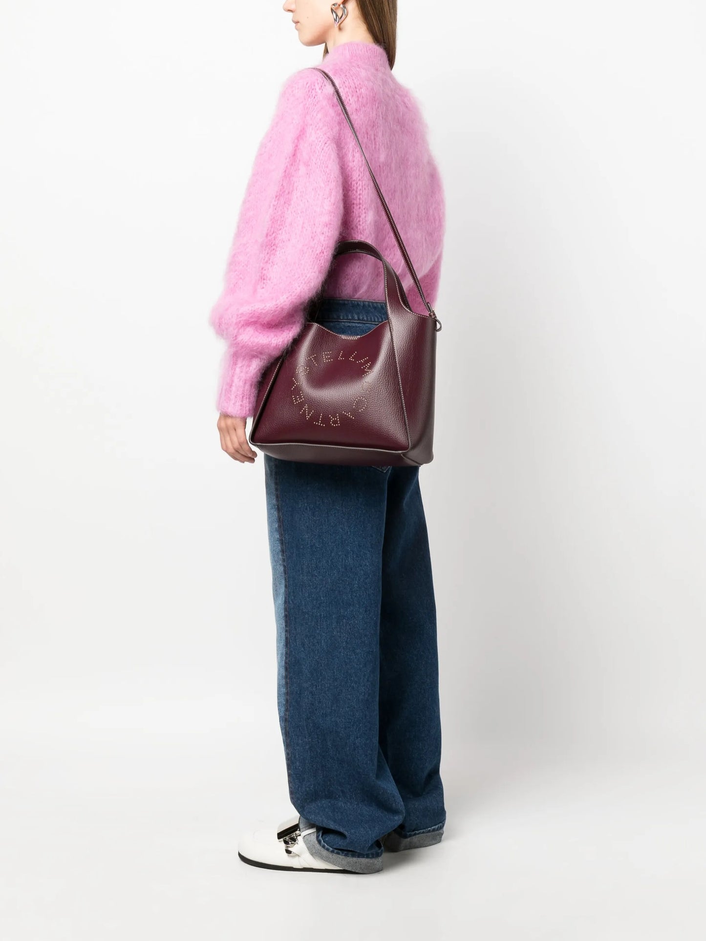 Stella Logo studded tote bag