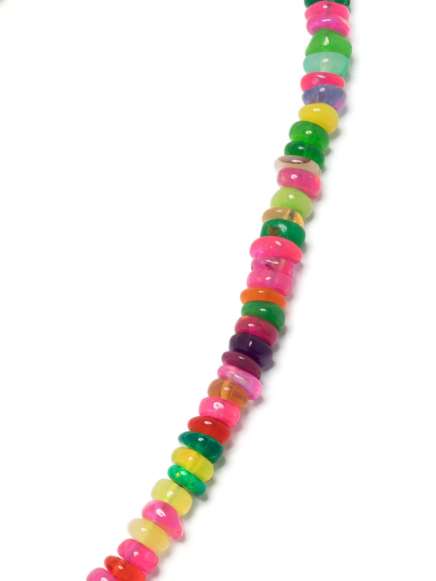 14kt yellow gold opal beaded bracelet