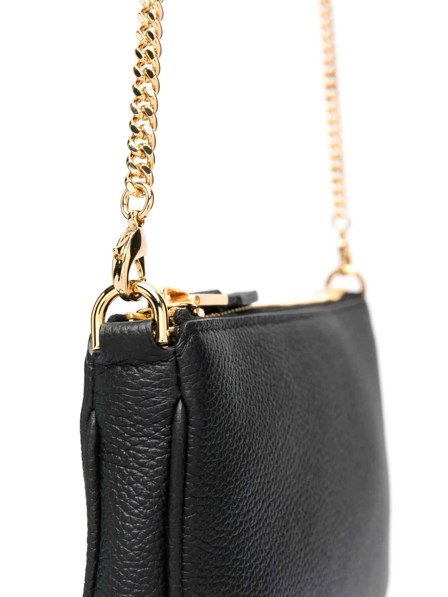 logo-plaque leather cross body bag