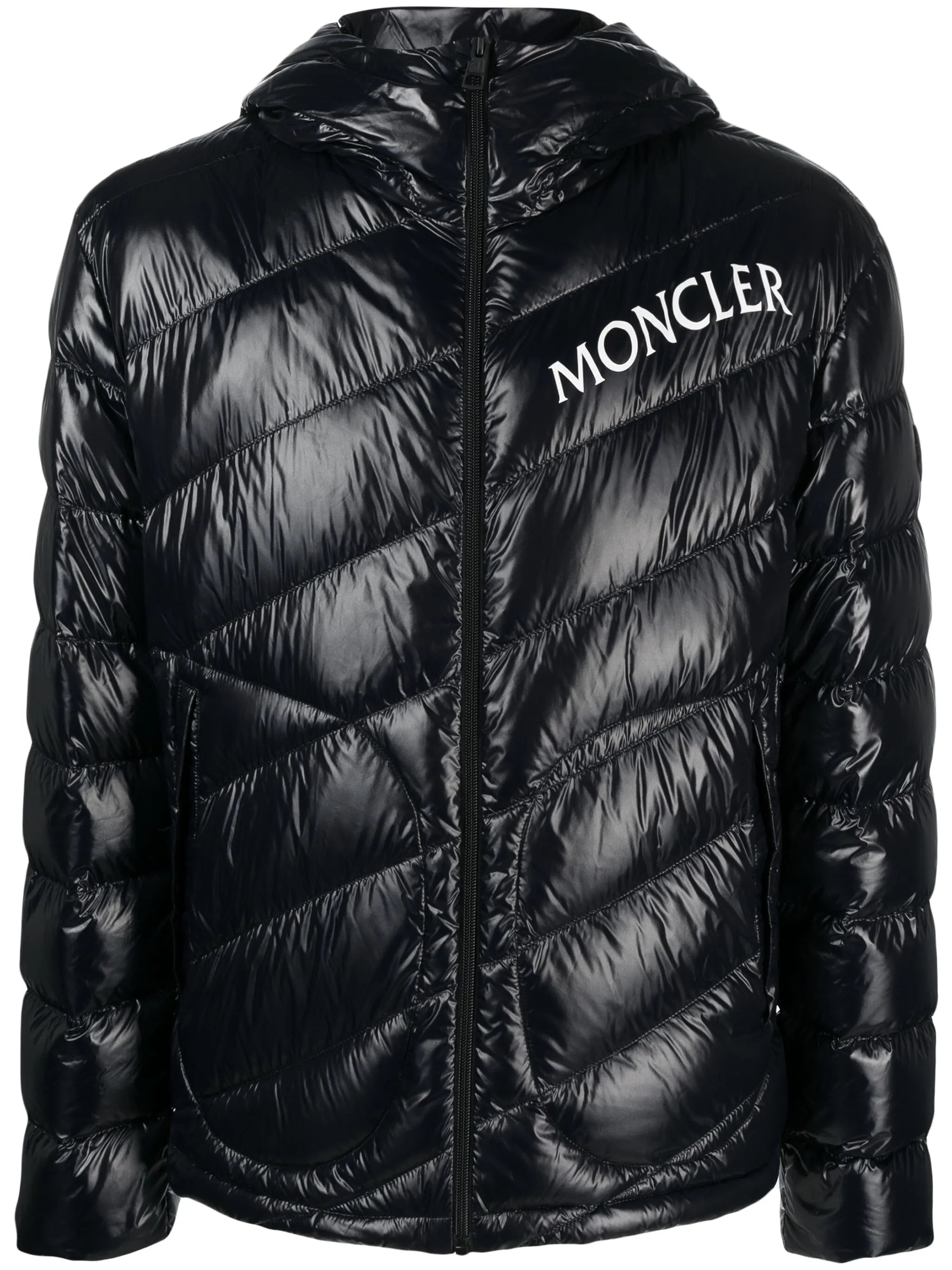 Shama logo-print quilted puffer jacket