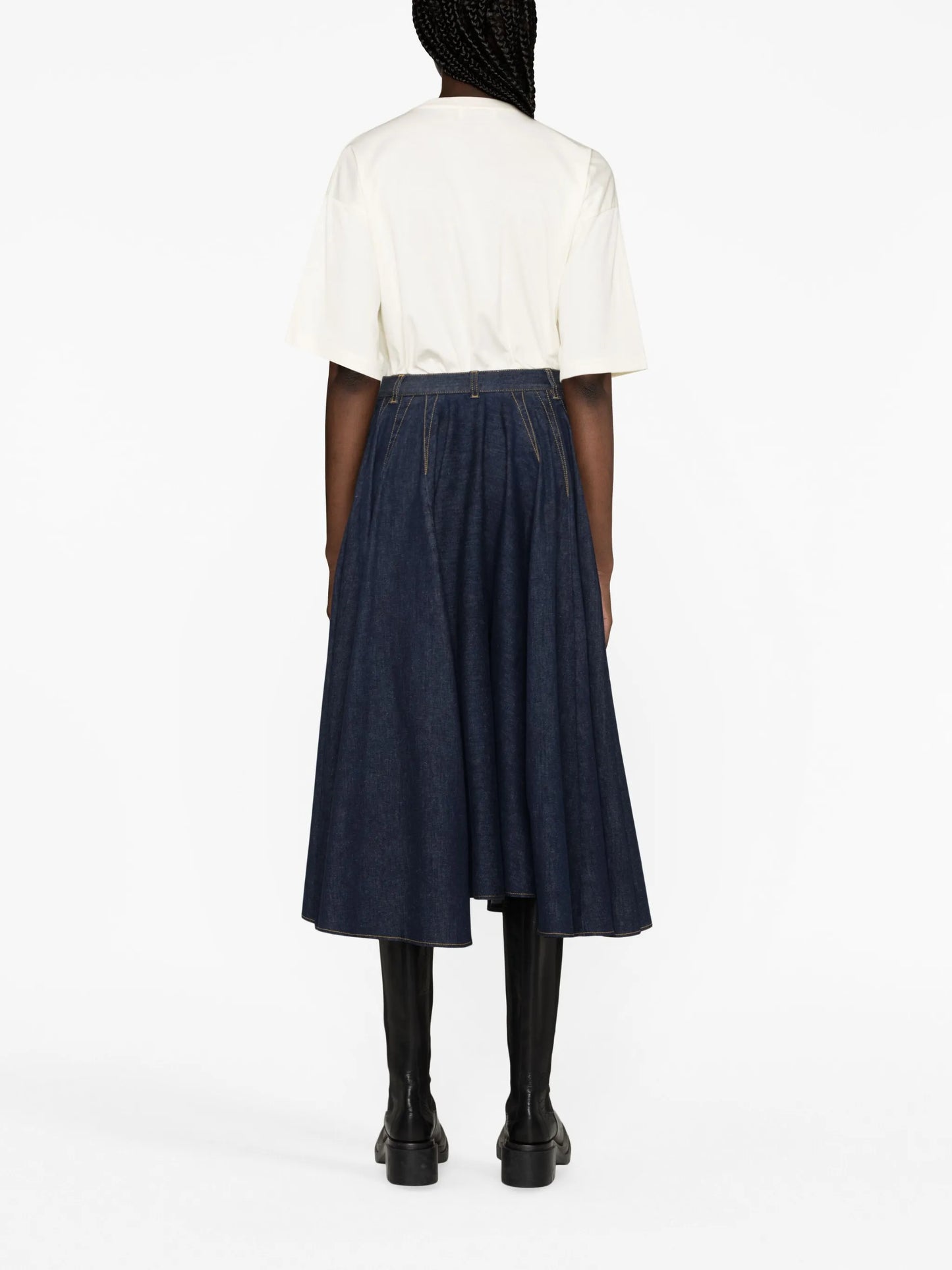 logo-embroidered cotton-jersey T-shirt